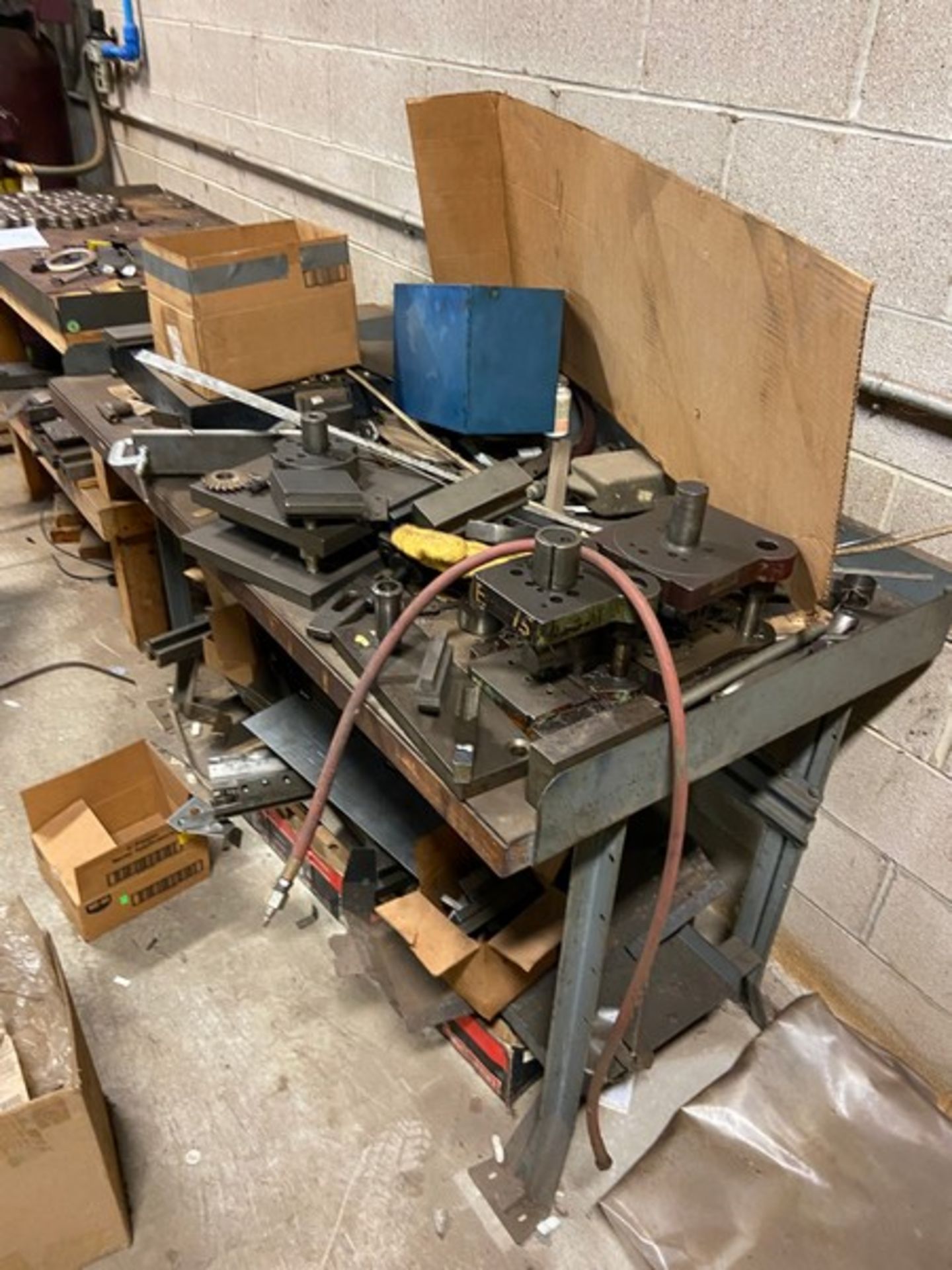 Contents of Side Wall of Back Shop Area, Includes Shop Tables, Toolboxes, with Contents (LOCATED IN - Image 3 of 6