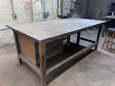 MIG Welding Table, Overall Dims.: Aprox. 96” L x 48” W x 40” H