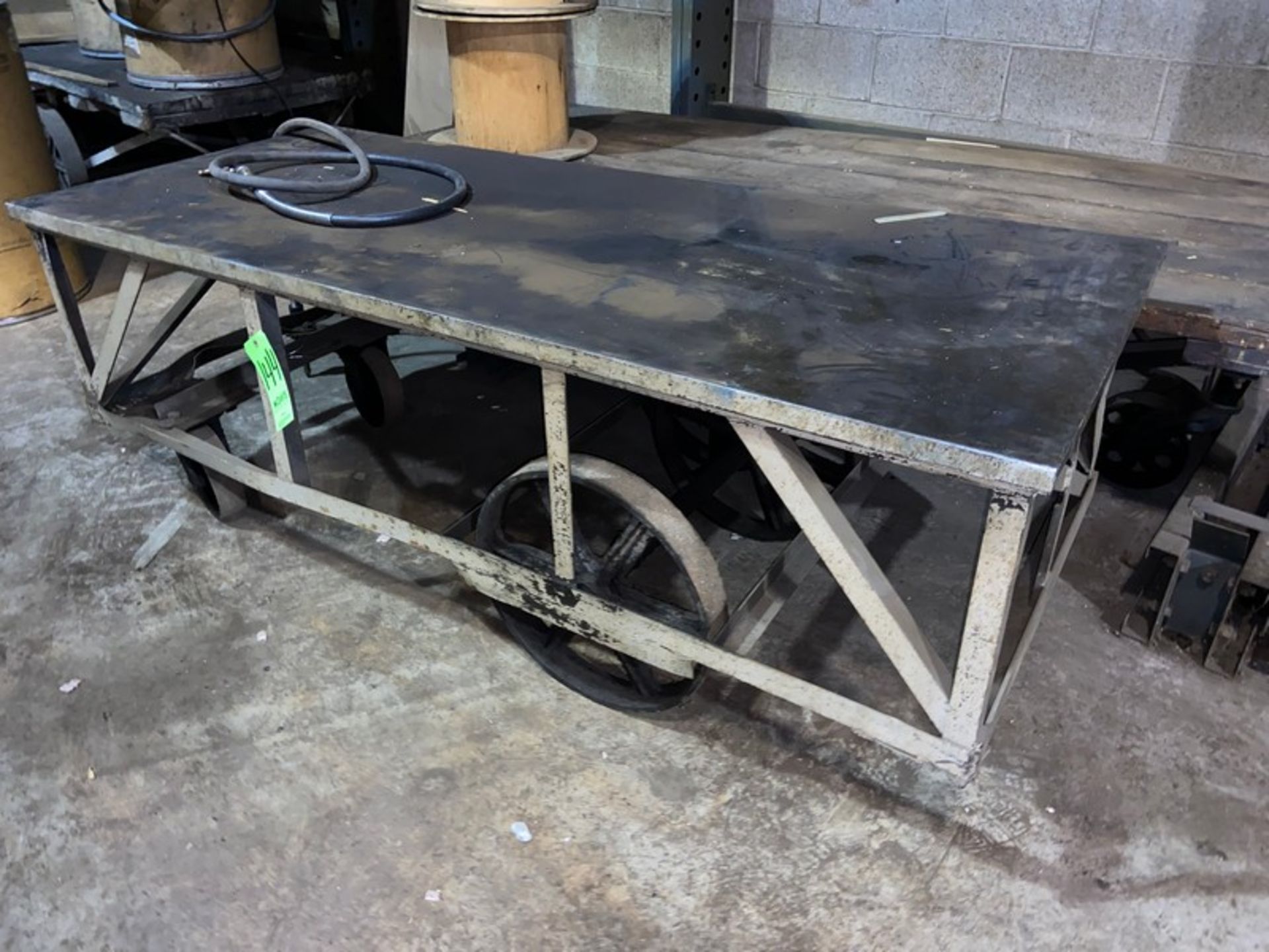 Portable Shop Table, Mounted on Portable Frame (LOCATED IN CORRY, PA) - Image 2 of 3