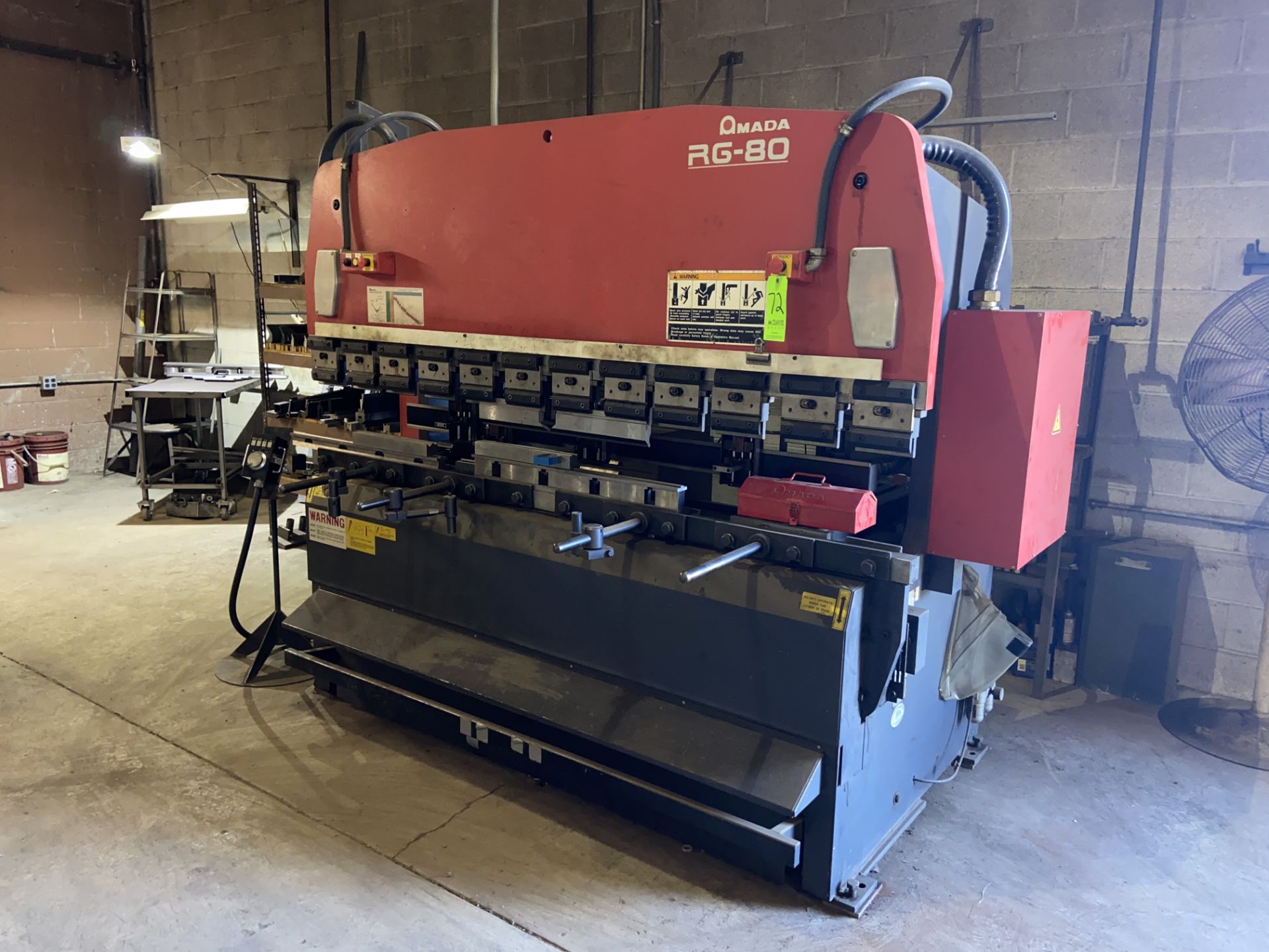 Amada RG-80 Press Brake with NC9-EX Control (LOCATED IN CORRY, PA)