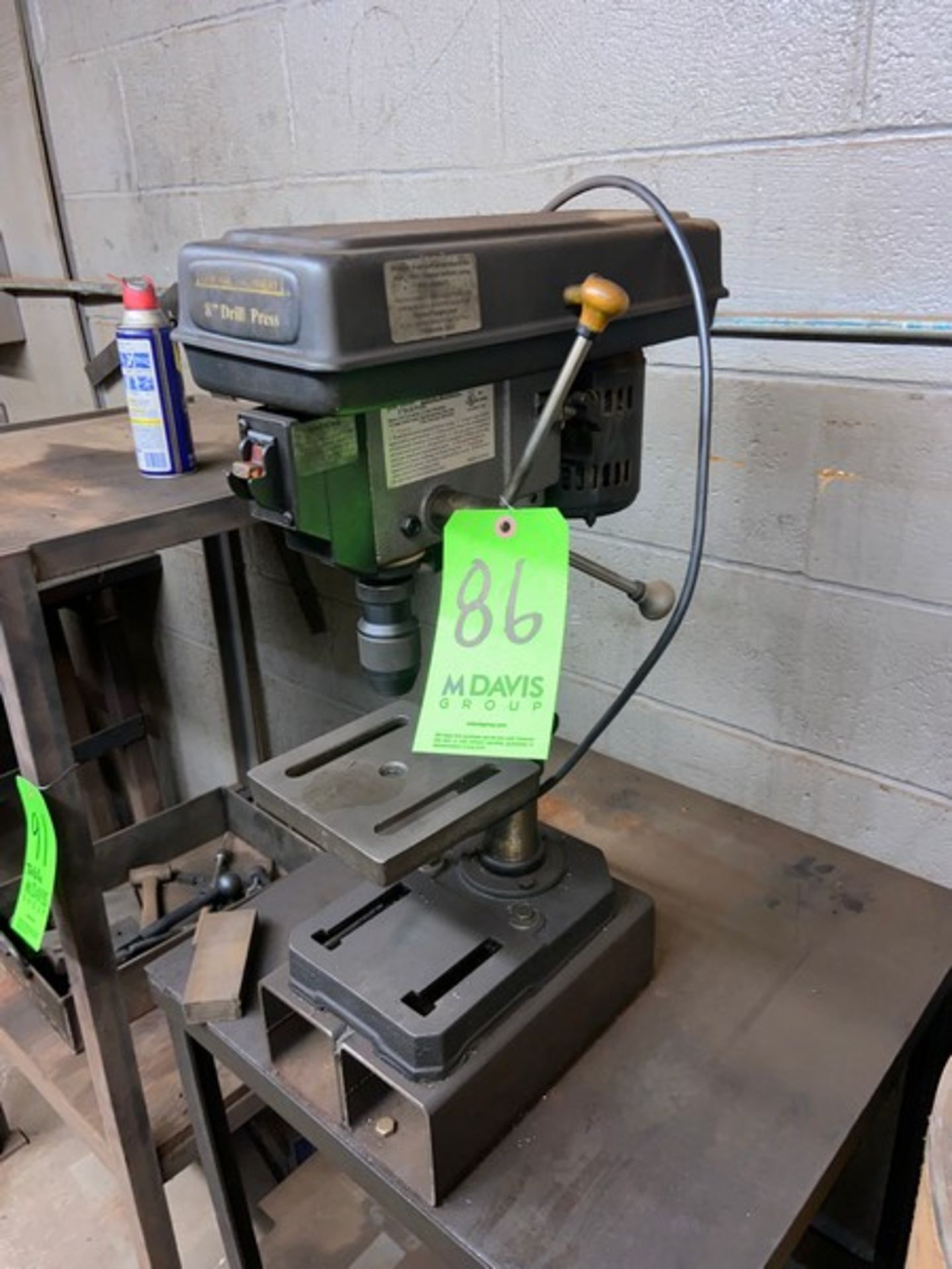 Central Machinery 8” Drill Press, S/N 44505, with Table (LOCATED IN CORRY, PA) - Image 4 of 4