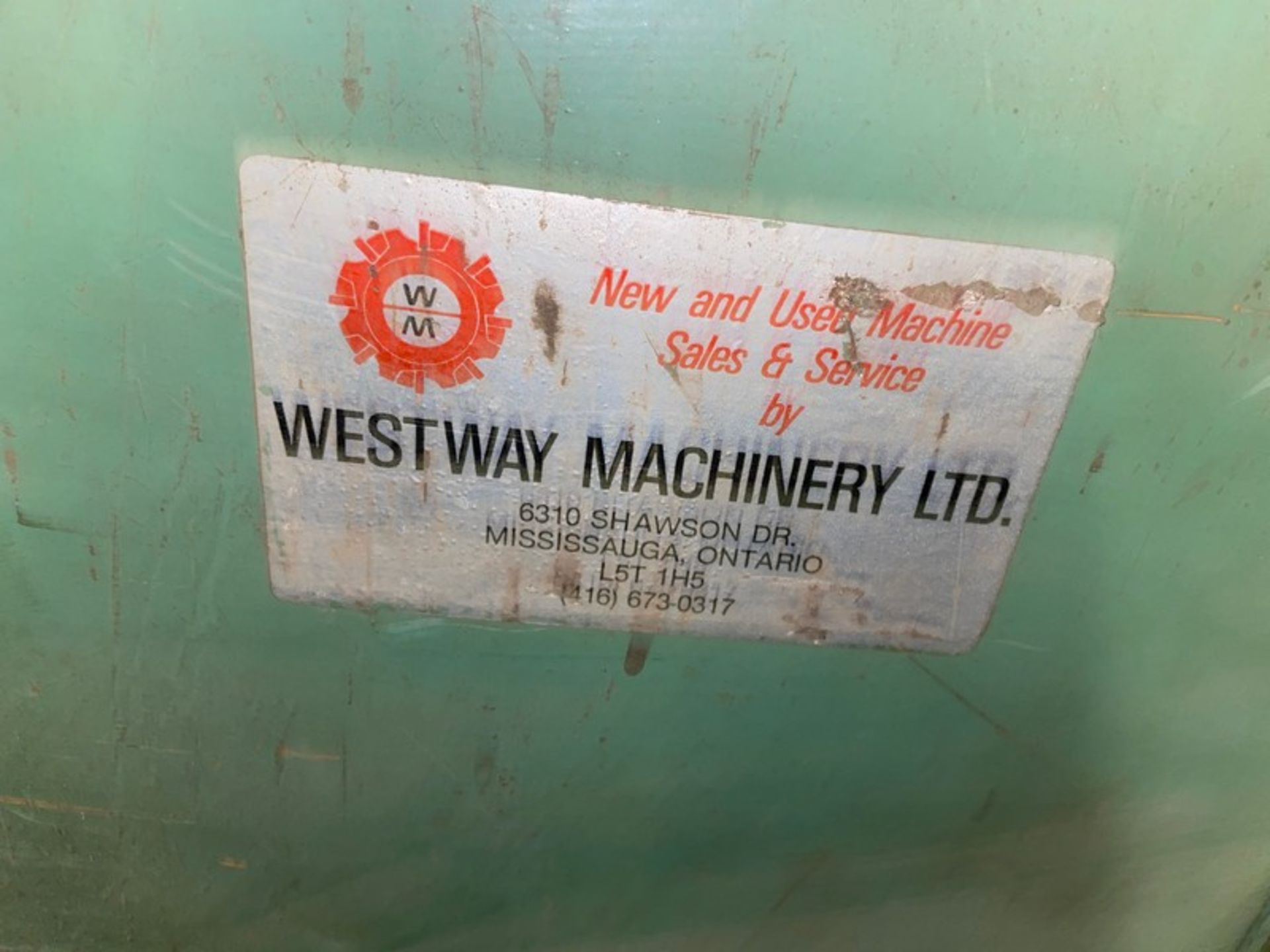 Westway Machinery Circle Shear (LOCATED IN CORRY, PA) - Image 3 of 3