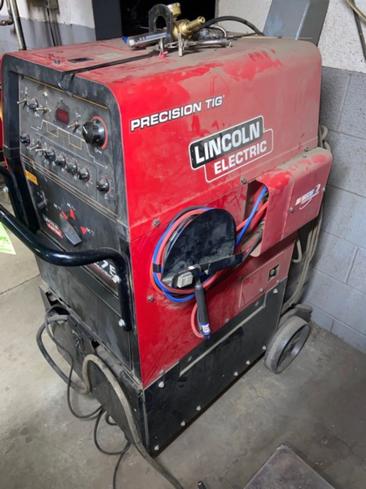Lincoln Electric 375 Precision TIG Welder, S/N U1150204401, Mounted on Portable Frame - Image 3 of 6