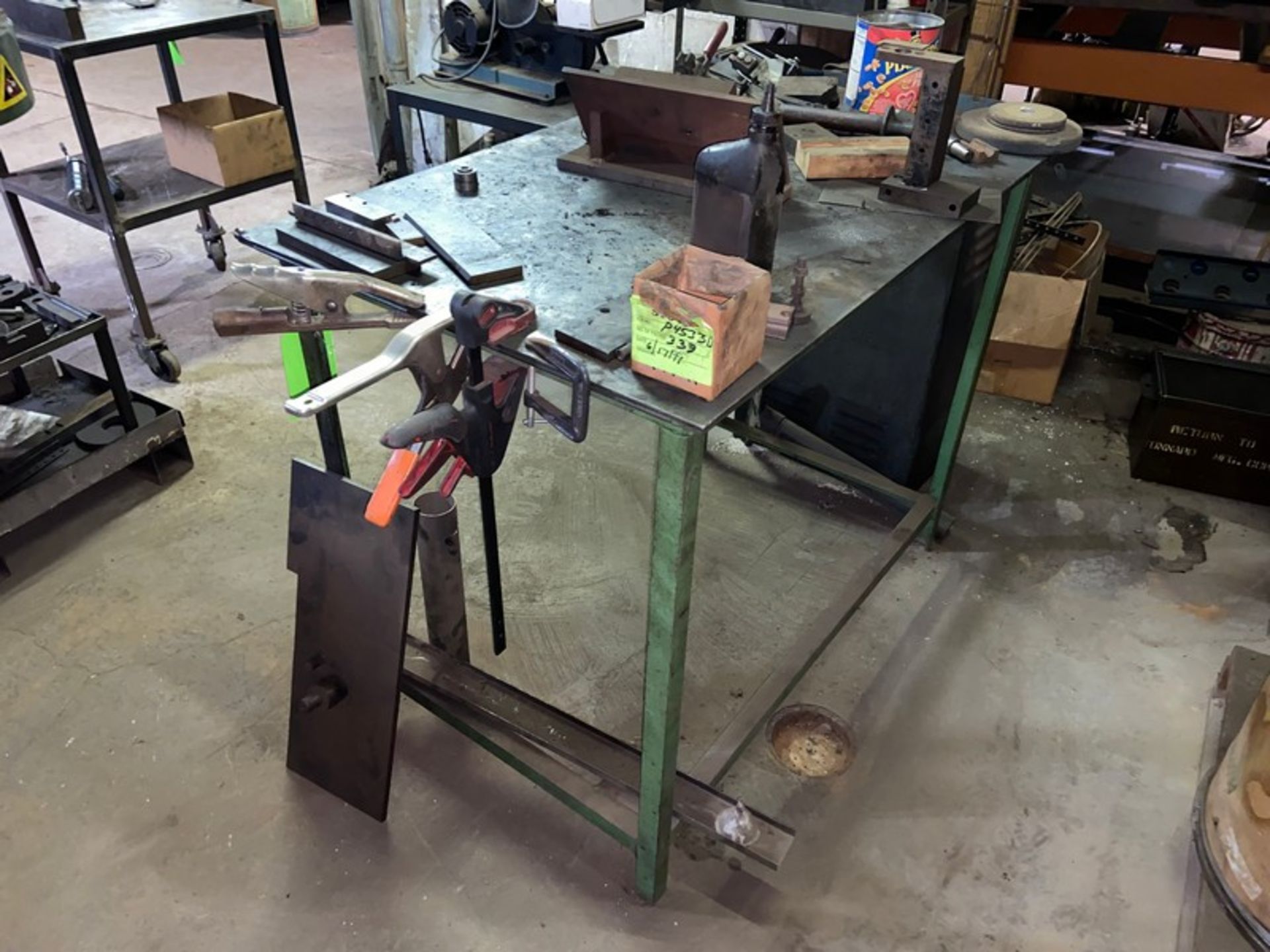 Shop Table, Mounted on Legs (LOCATED IN CORRY, PA) - Image 2 of 2