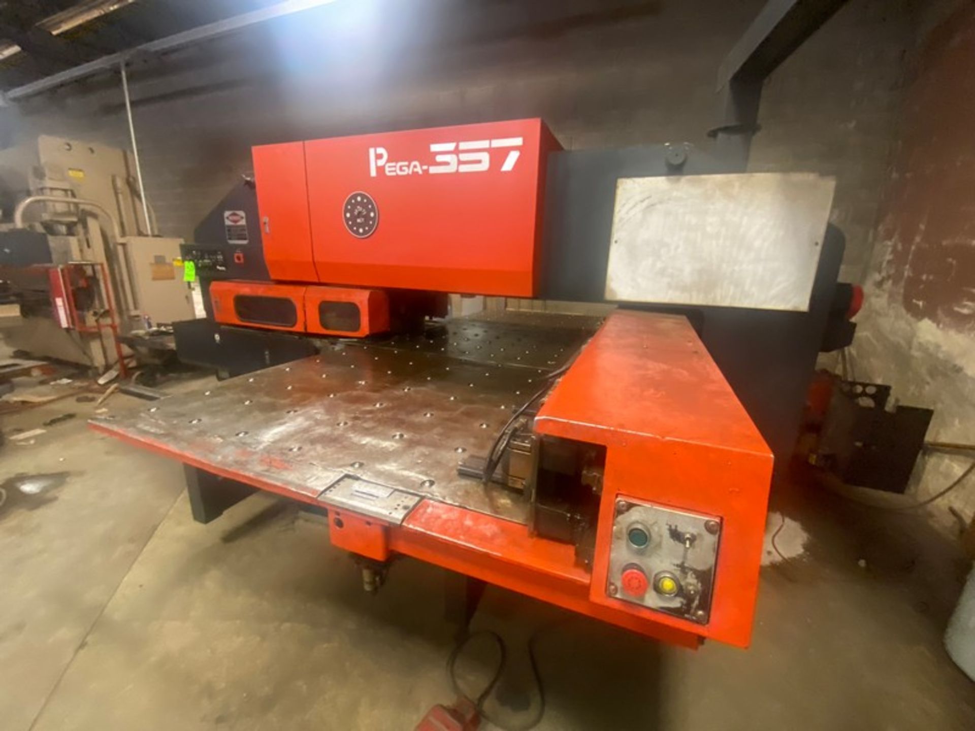 Amada Pega 357 30 Ton CNC Turret Punch, S/N AA570492, Weight 11.6, Year of Manufacture: - Image 2 of 21