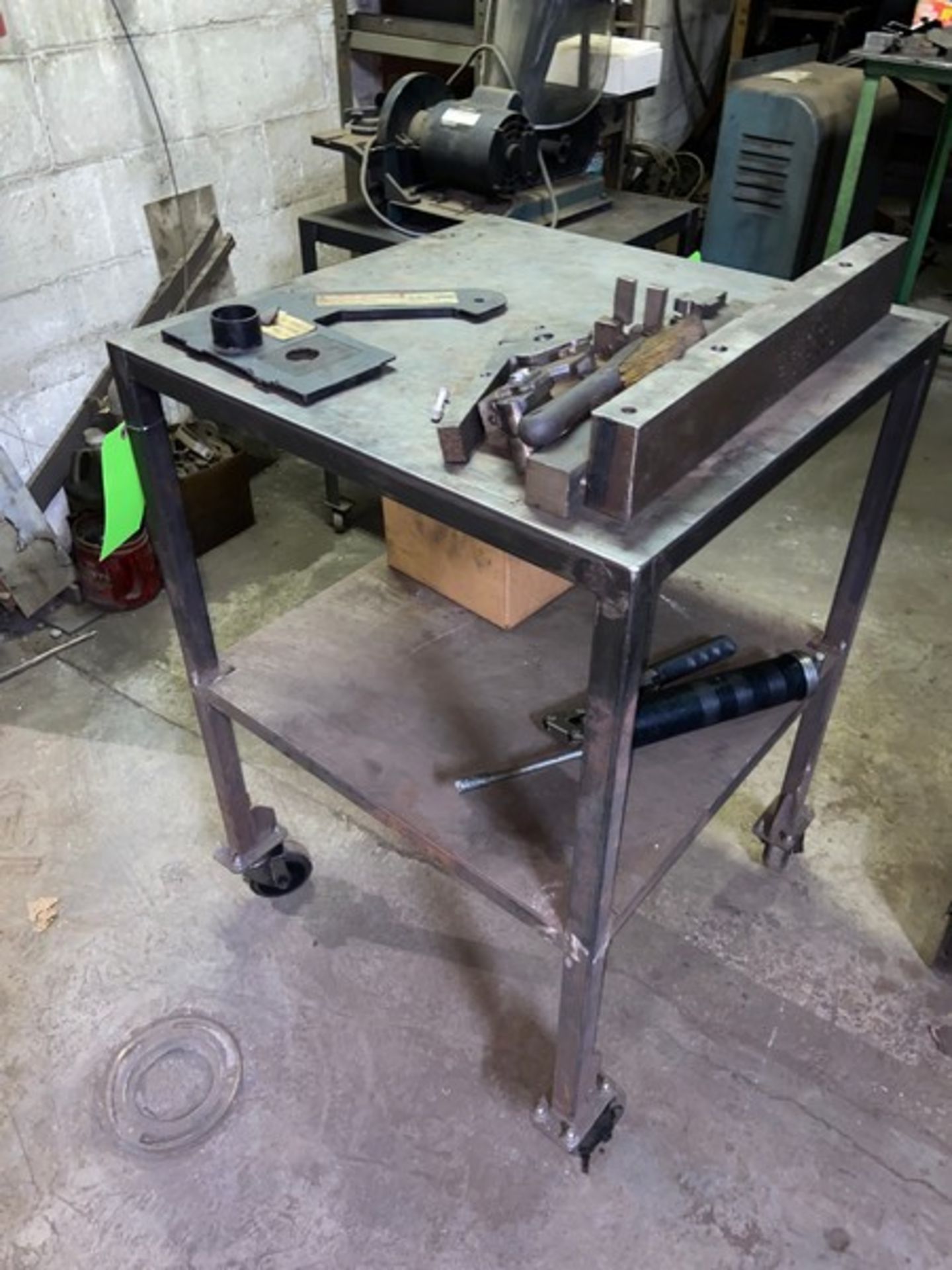 Shop Table, Mounted on Casters (LOCATED IN CORRY, PA) - Bild 2 aus 3