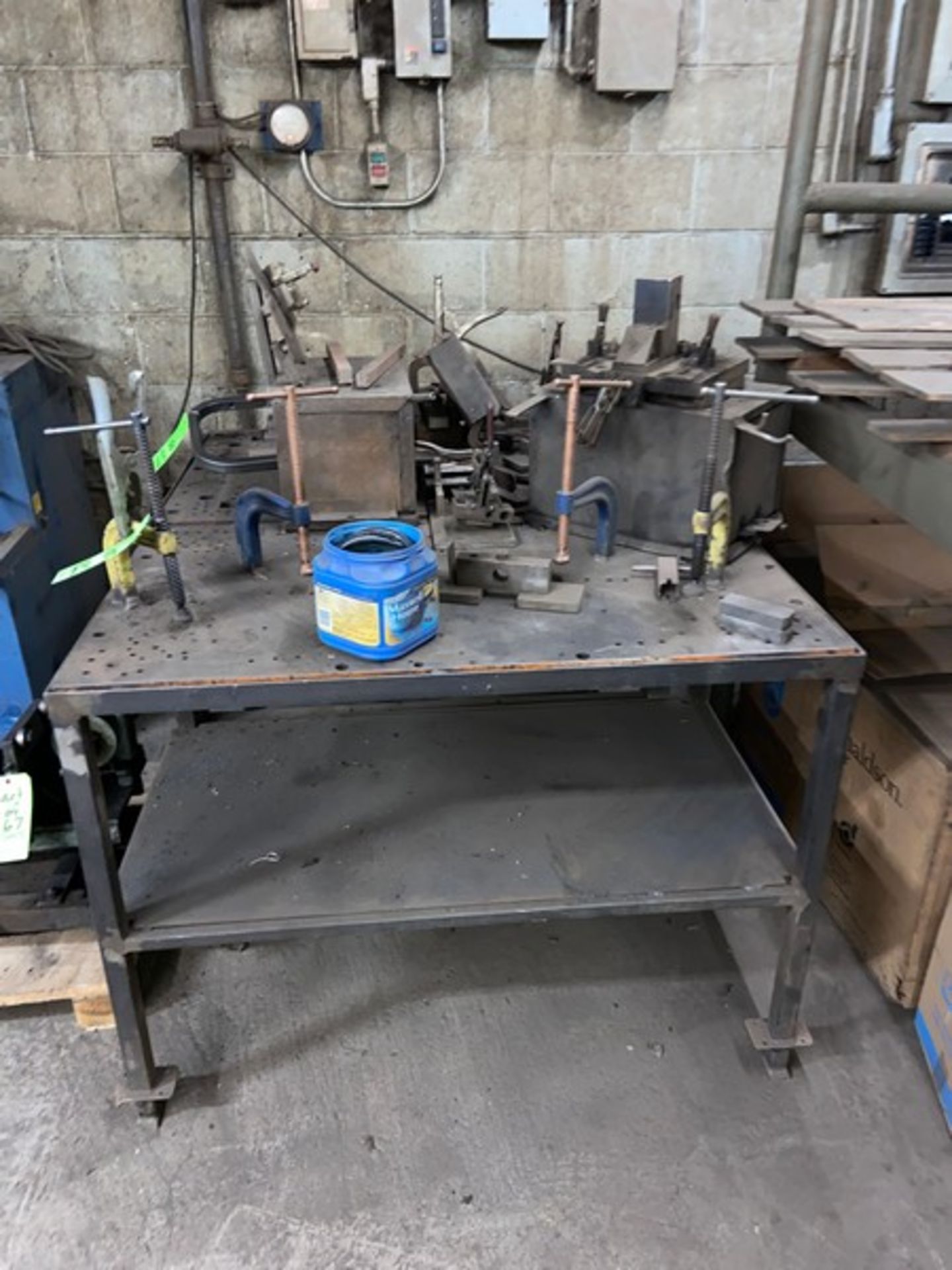 Metal Shop Table, with Bottom Shelf (LOCATED IN CORRY, PA) - Image 2 of 2