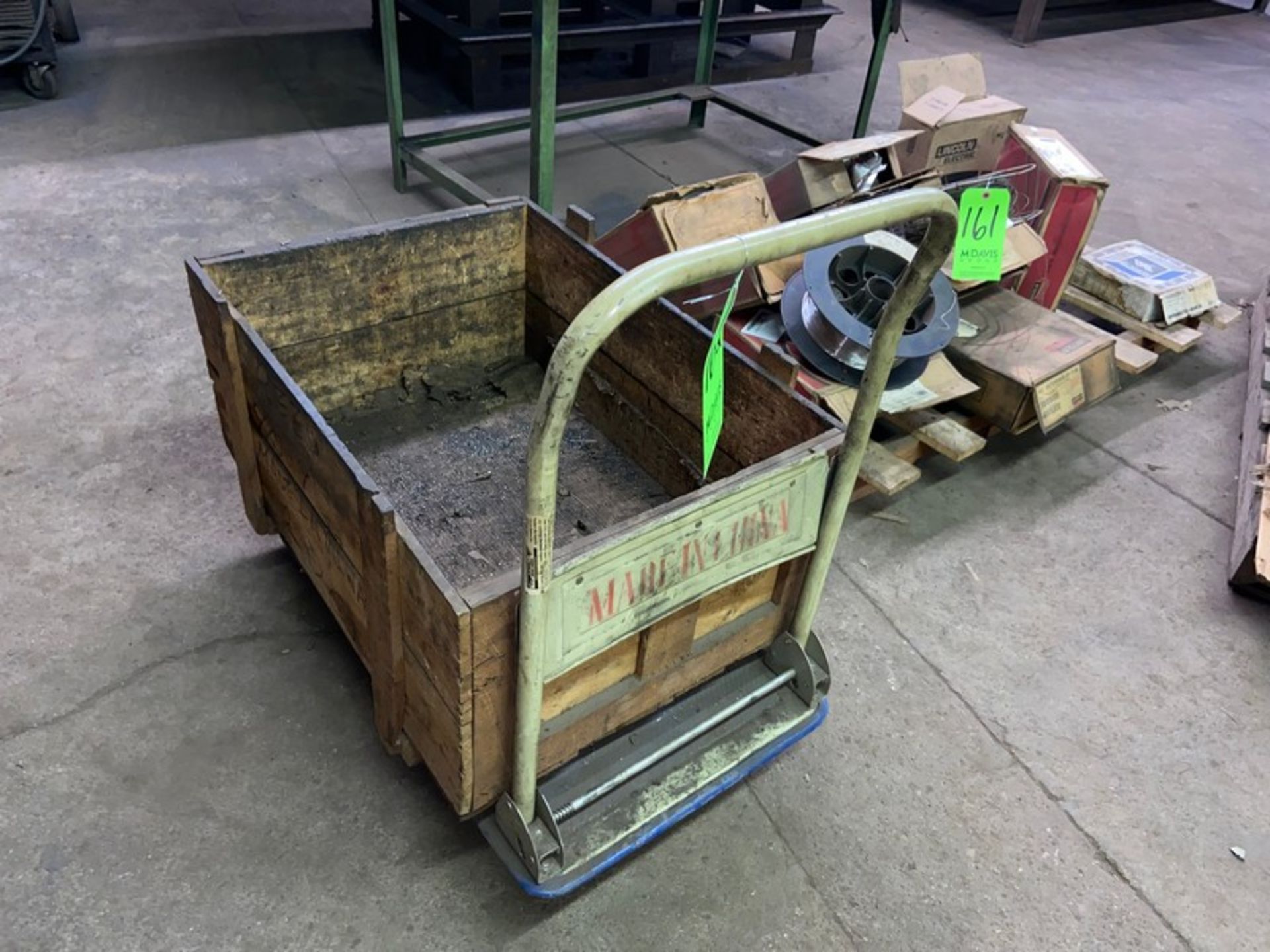 Wooden Shop Cart (LOCATED IN CORRY, PA)