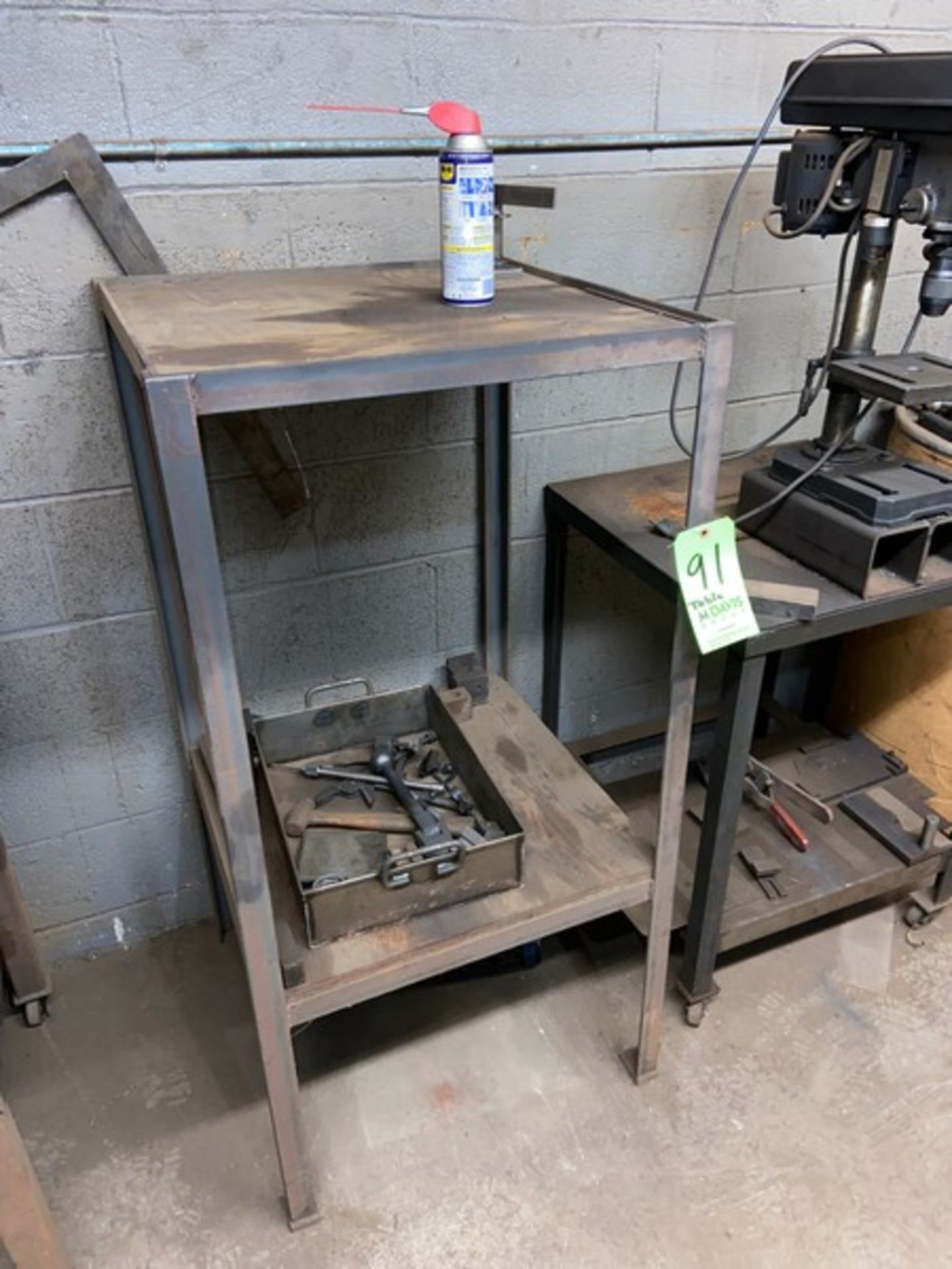 Double Shelf Table, Overall Dims.: Aprox. 24-1/2” L x 24-1/2” W x 49” H (LOCATED IN CORRY, PA) - Image 2 of 2