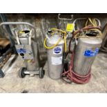 Lot of (2) Portable Foamers and (1) Portable Eyewash (Load Fee $100) (Located Harrodsburg, KY)