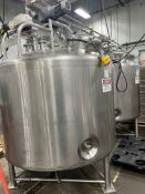 TK21 --- 1x Used- DCI Jacketed Tank, 900 Gallon, 316L Stainless Steel, Vertical. Approximate 72"