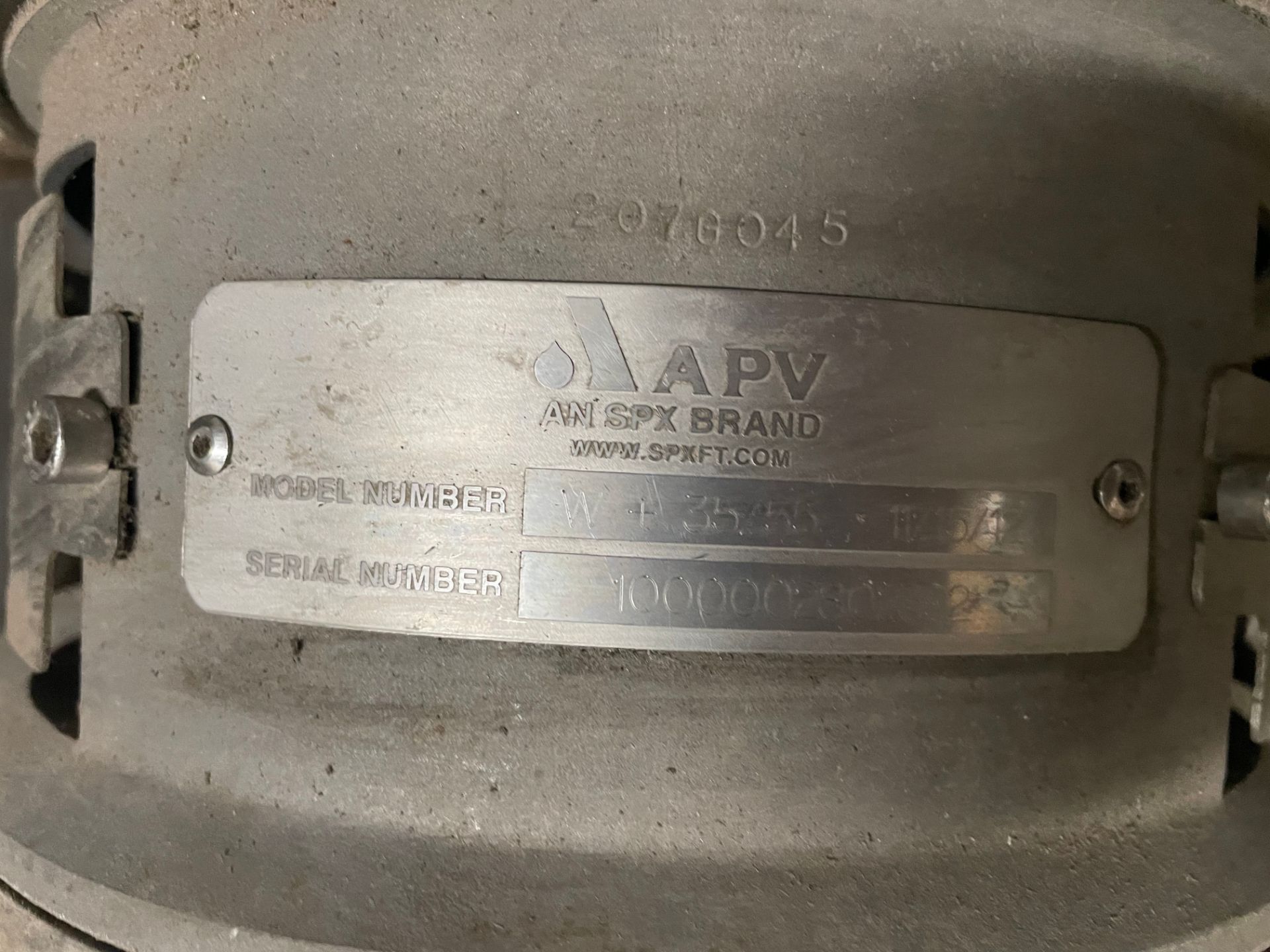 APV 20 HP Stainless Steel Pump, Model: 35/55; Serial: 1000002802358 with Inlet 3"/ Outlet 2 1/2" and - Image 2 of 3