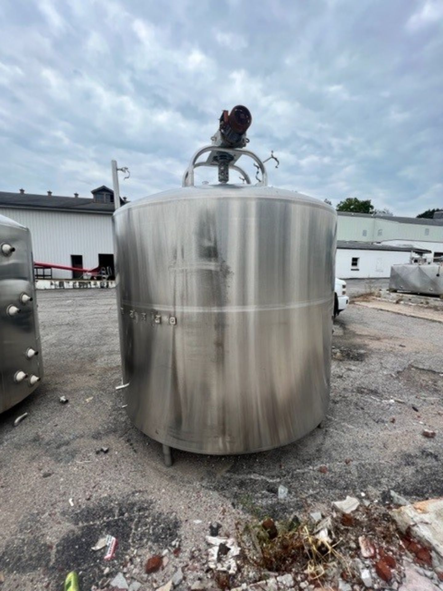 DCI 2,000 Gal. Jacketed Processor with Vertical Wide Sweep Agitation, Dual Sprayball, Top Manway, - Image 5 of 14