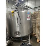 TK22 --- 1x Used- DCI Jacketed Tank, 900 Gallon, 316L Stainless Steel, Vertical. Approximate 72"