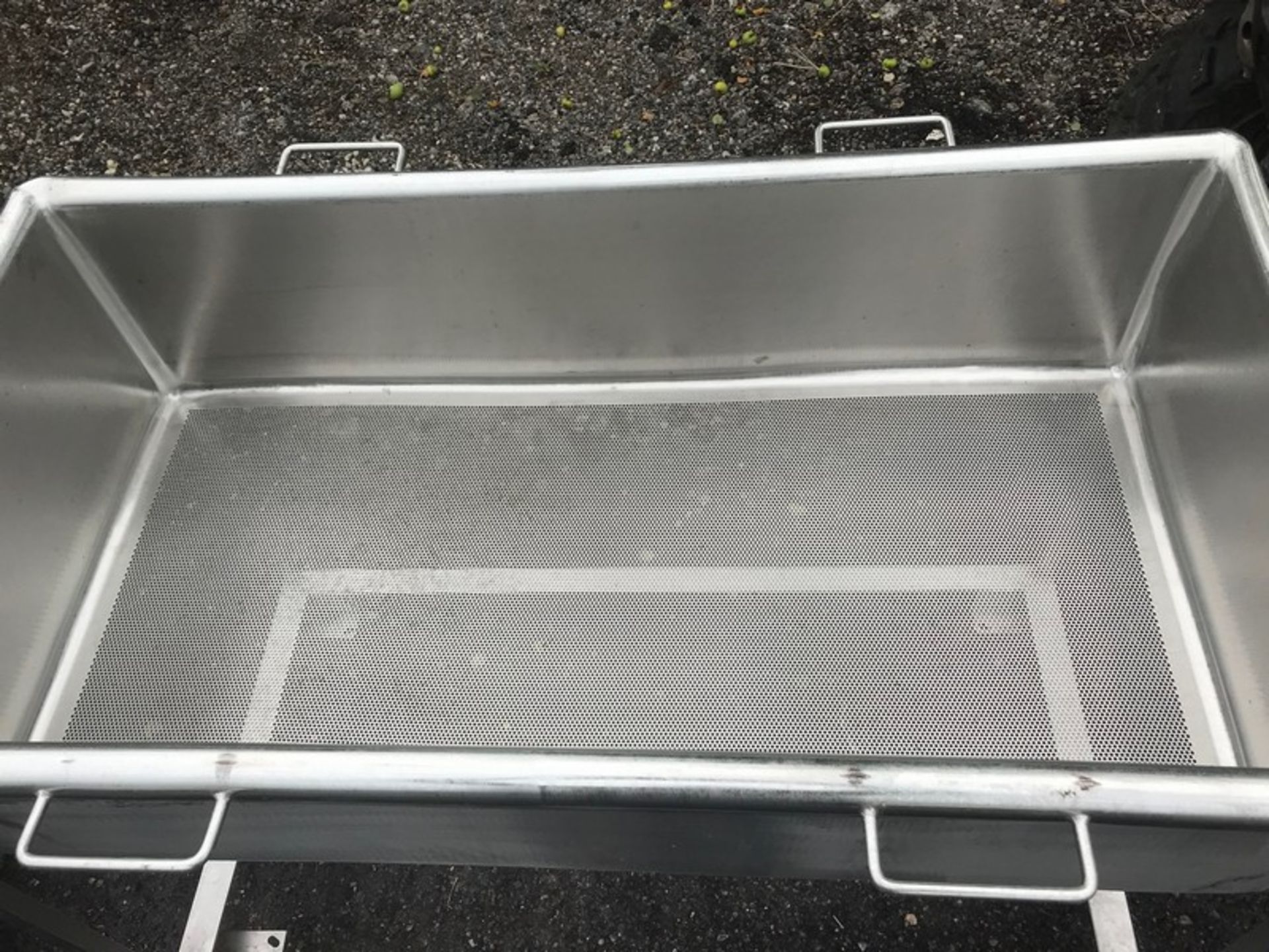 Stainless Steel Drain Table 24 x 48 inch (Located Union Grove, WI) (Loading/Rigging Fee $75) - Image 2 of 2