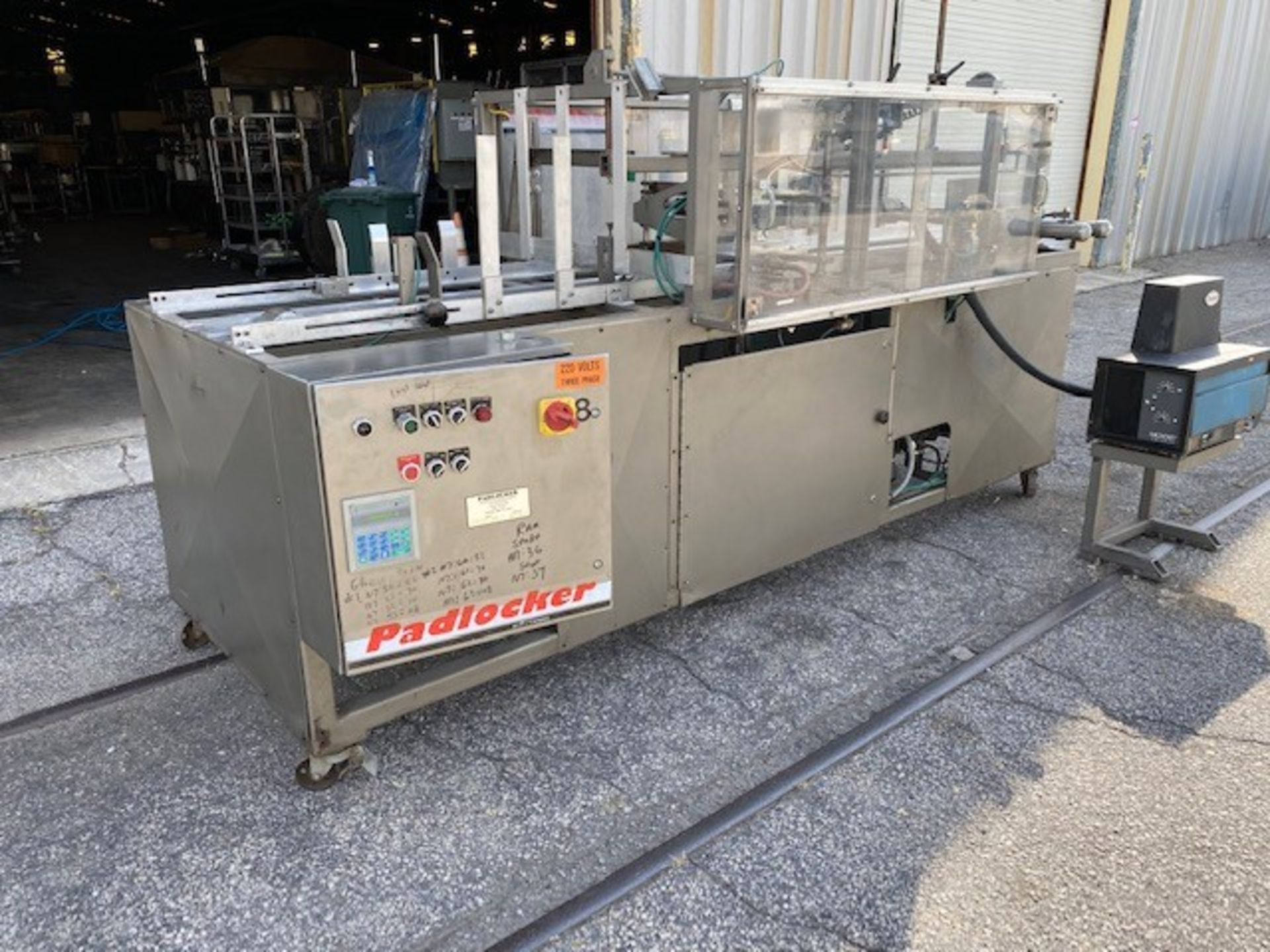 PADLOCKER Case Erector with Nordson 3500 Hot Melt Glue; Model CF-209 (Located Charleston, SC) - Image 2 of 4