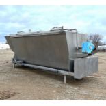 S/S Sanitary Ribbon Blending Hopper/Tank, Aprox. 330 cu. Ft. / 2500 Gallons, All S/S Design Units,