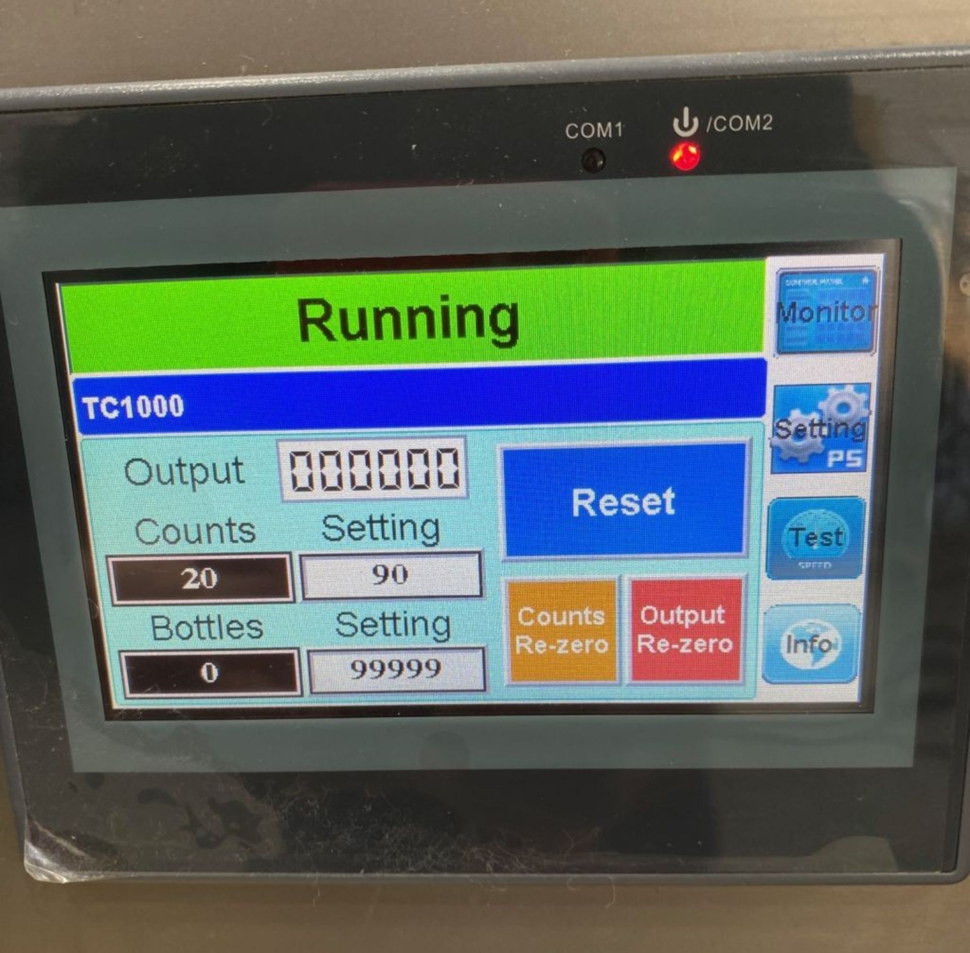 Neostarpack Semi-Automatic Electronic Tablet-Capsule Counter Model TC 1000. Made in 2019. Electrics: - Image 3 of 3