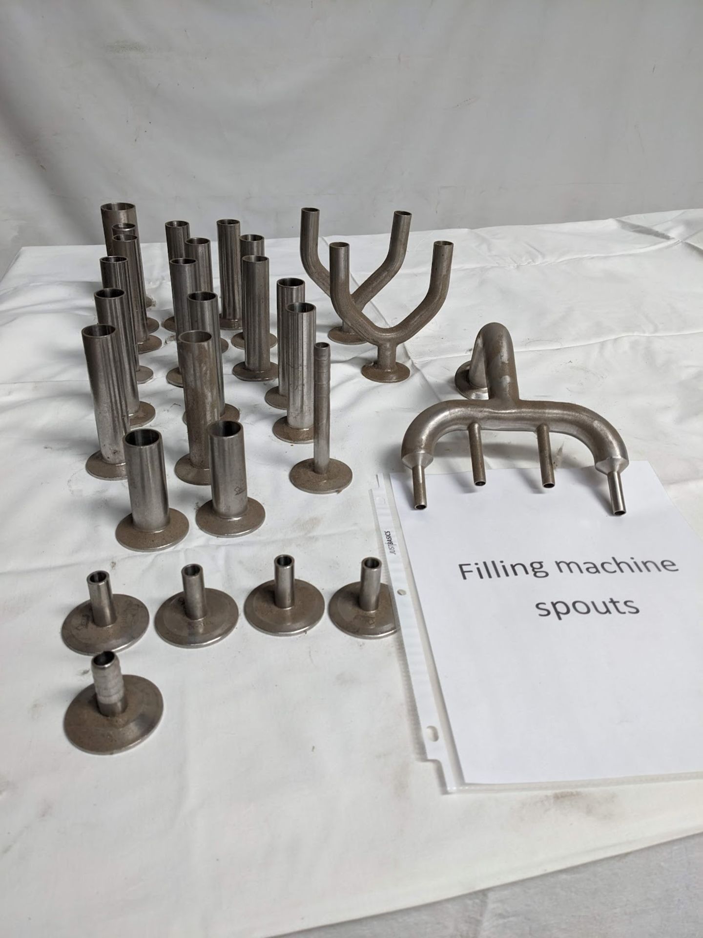 Filling Machine S/S Spouts (Located Kankakee, IL)