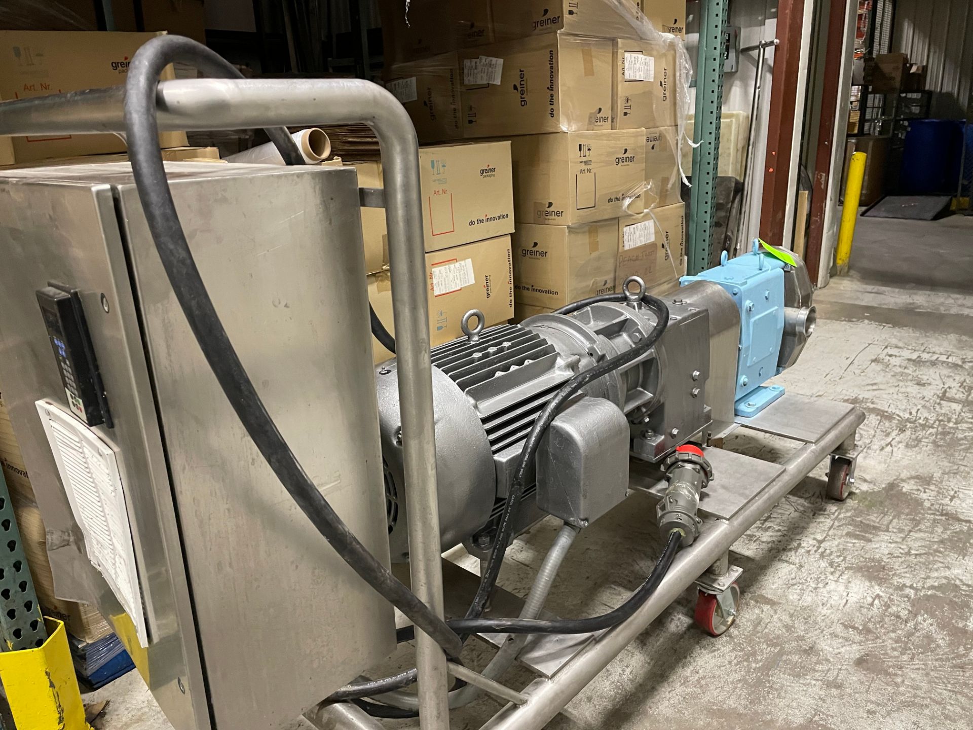 Waukesha Cherry-Burrell Positive Displacement Pump; Model 210U2, S/N 1000002757529 and Allen