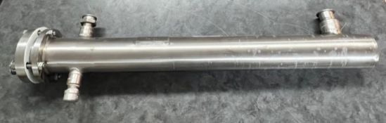 Enerquip Aprox. 3'7" Long x 3.5" Dia. Tubular Heat Exchanger, S/N 11019 (Loading Fee $75) (Located