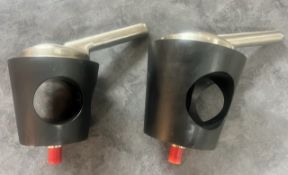 (2) Tri-Clover Plug Valves - (1) 3" and (1) 2.5" - Both New (Loading Fee $50) (Located Harrodsburg,