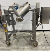 Patterson Kelley 2 CFT Twin Shell Vblender with Pin Bar. Serial: 406966. 60 Lbs/CFT Material