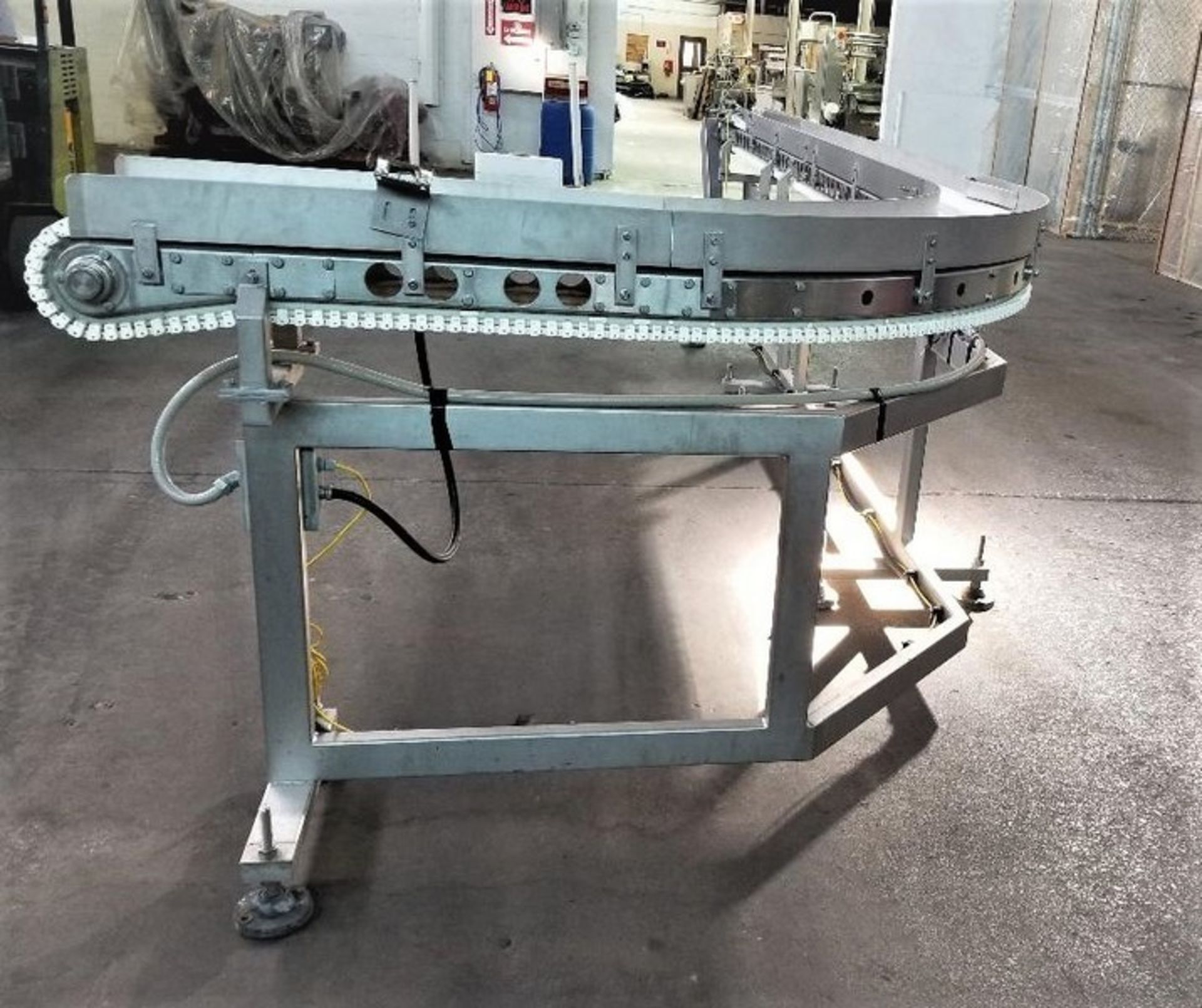Aprox. 8" W x 16' L S/S Sanitary Intralox Conveyor with 90 Degree Turn, 1/2 hp Drive, 208/230/460 V, - Image 4 of 5