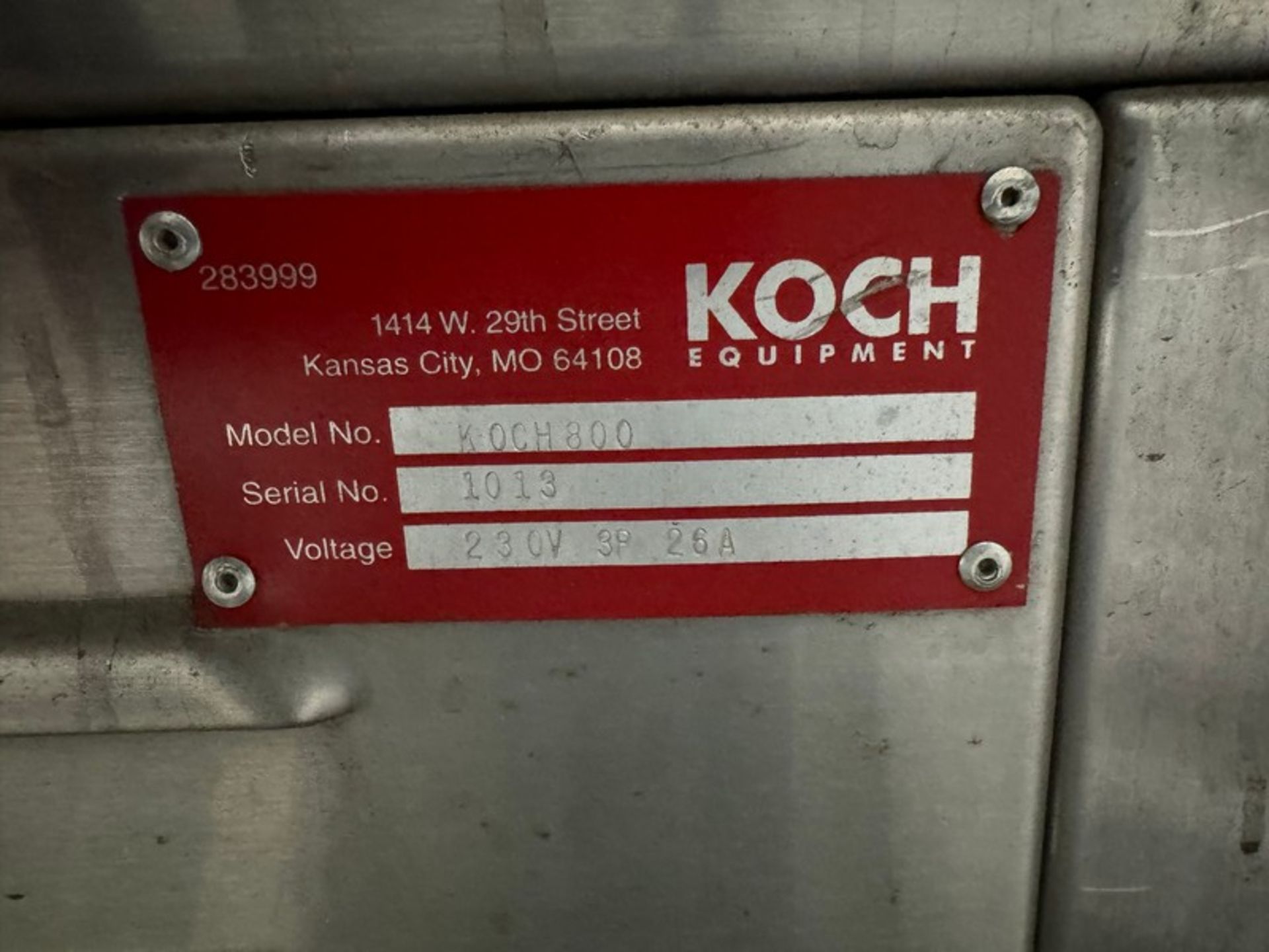 KOCH 800 VACUUM PACKAGING SEALER - Image 11 of 11