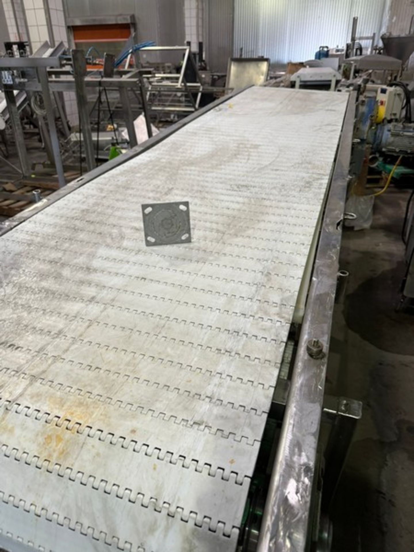 STRAIGHT SECTION CONVEYOR WITH DRIVE 30 IN W BELT - Image 6 of 12