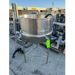 Aprox. 150 Gal. S/S Kettle, Mounted on S/S Frame (LOCATED IN COLTON, CA)