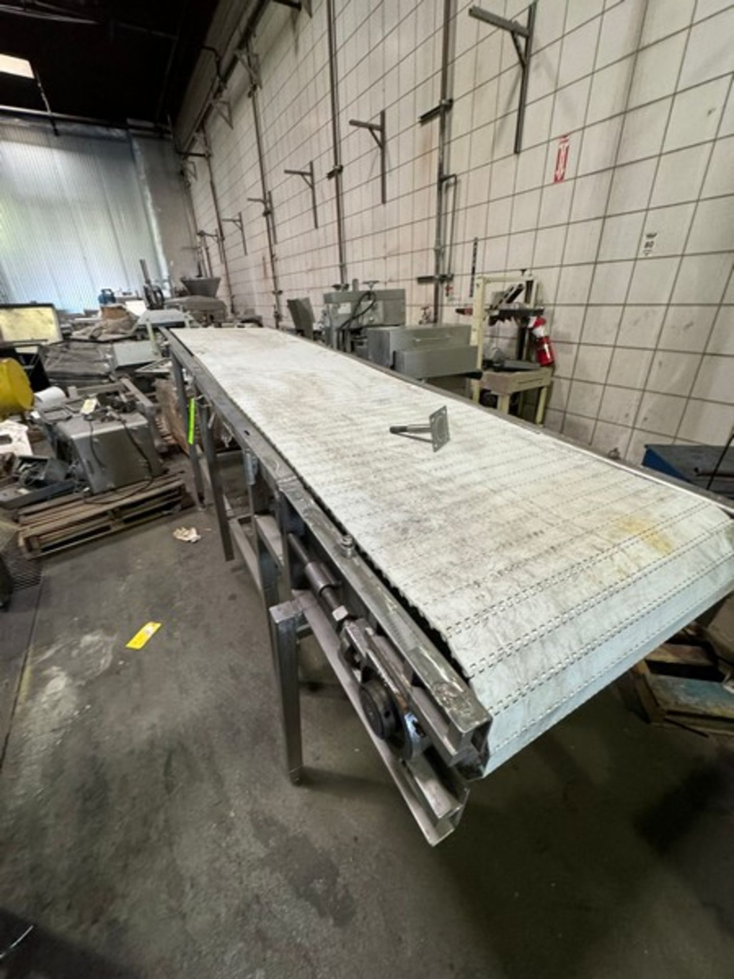 STRAIGHT SECTION CONVEYOR WITH DRIVE 30 IN W BELT - Image 8 of 12