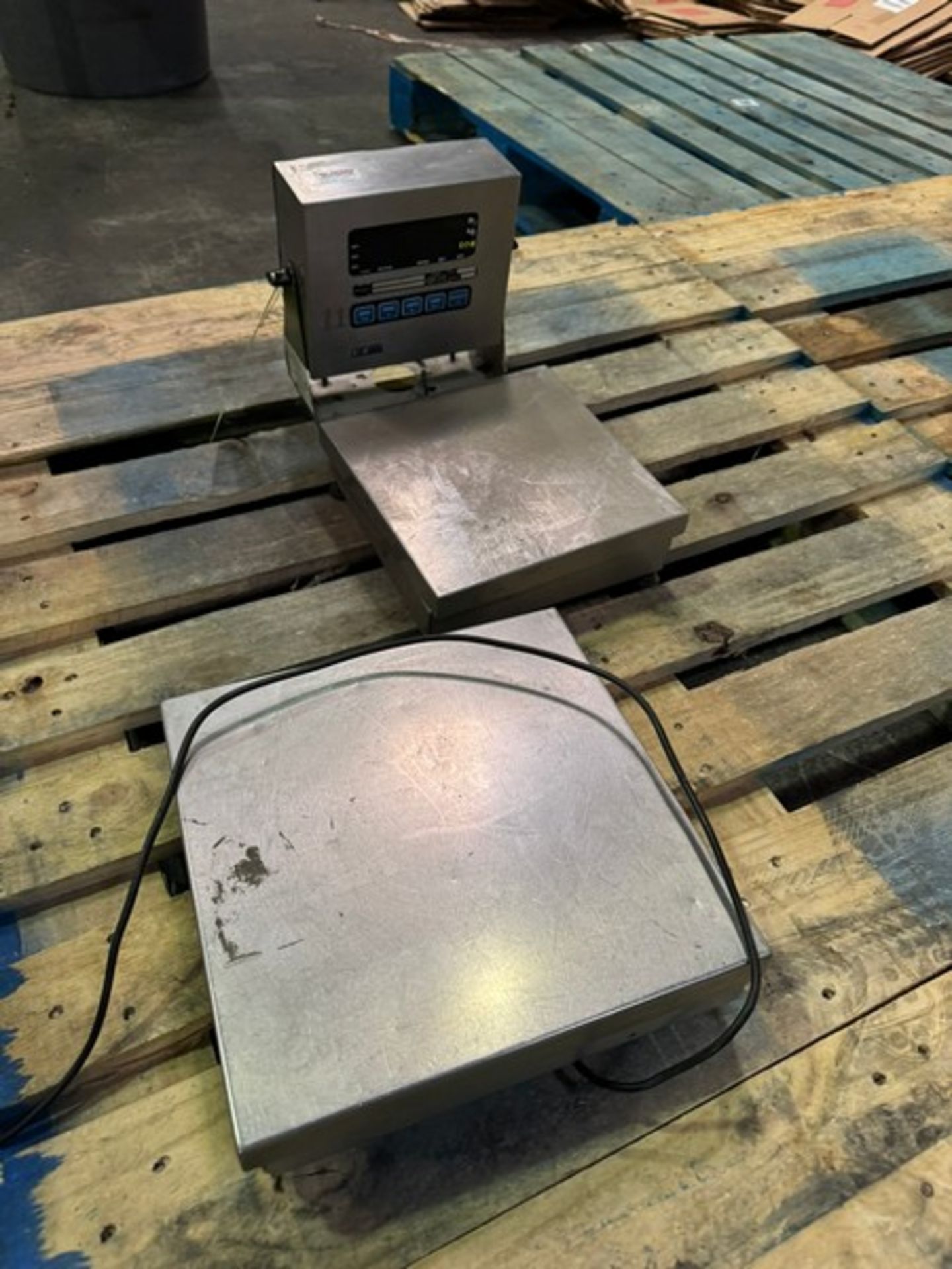 GSE S/S Platform Scale, M/N 350, with Aprox. 10” L x 10” W S/S Platform, with Digital Read Out (LOCA