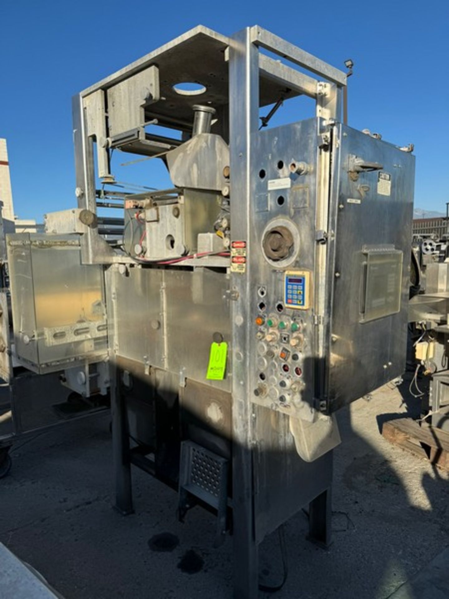 S/S Chub Machine, S/N V-160-501, Mounted on S/S Frame (LOCATED IN COLTON, CA)