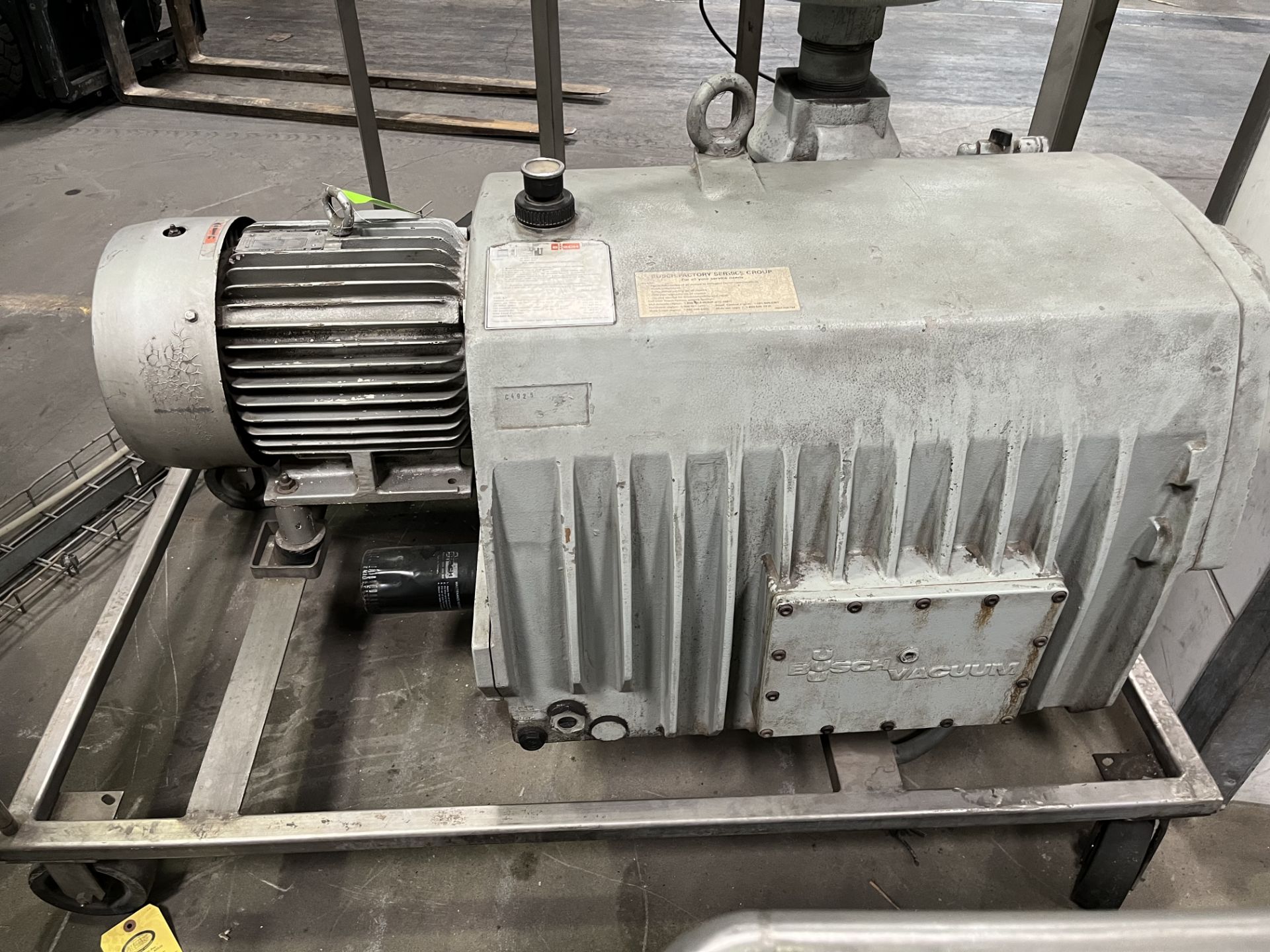 Busch 15 HP PUMP Toshiba High Efficiency 3 Phase-Induction Motor - Image 7 of 12