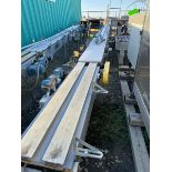 Straight Section of Product Conveyor, with Aprox. 15” W Belt, with Drive (RIGGING, LOADING, & SIT