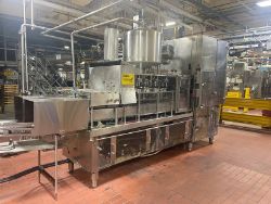 EVERGREEN 2-LANE 64 OZ. GABLETOP FILLING LINE EQUIPMENT AUCTION--CHICAGO, IL