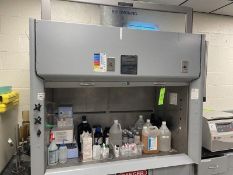 Airflow Supreme Fume Hood, manufactured by Kewaunee Scientific. 1430 cfm total exhaust .