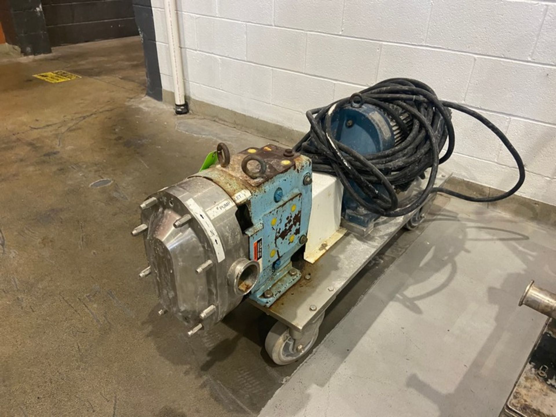 Waukesha Cherry-Burrell 7.5 hp Positive Displacement Pump, M/N 12C60, S/N 198836 97, with Aprox. 2- - Image 2 of 8