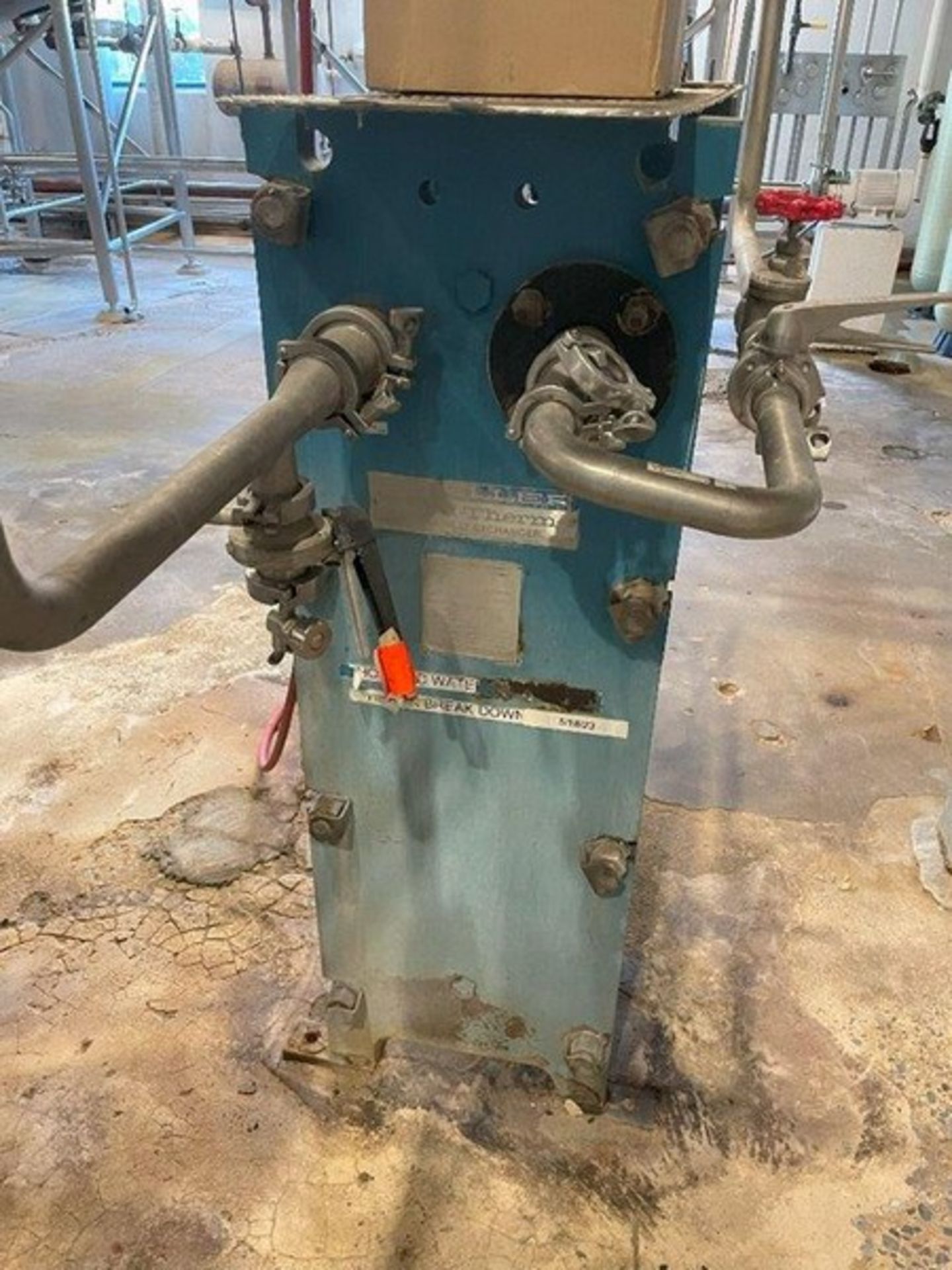 Plate Heat Exchanger, Mounted on Mild Steel Frame (LOCATED IN FREDERICK, MD) - Bild 9 aus 11