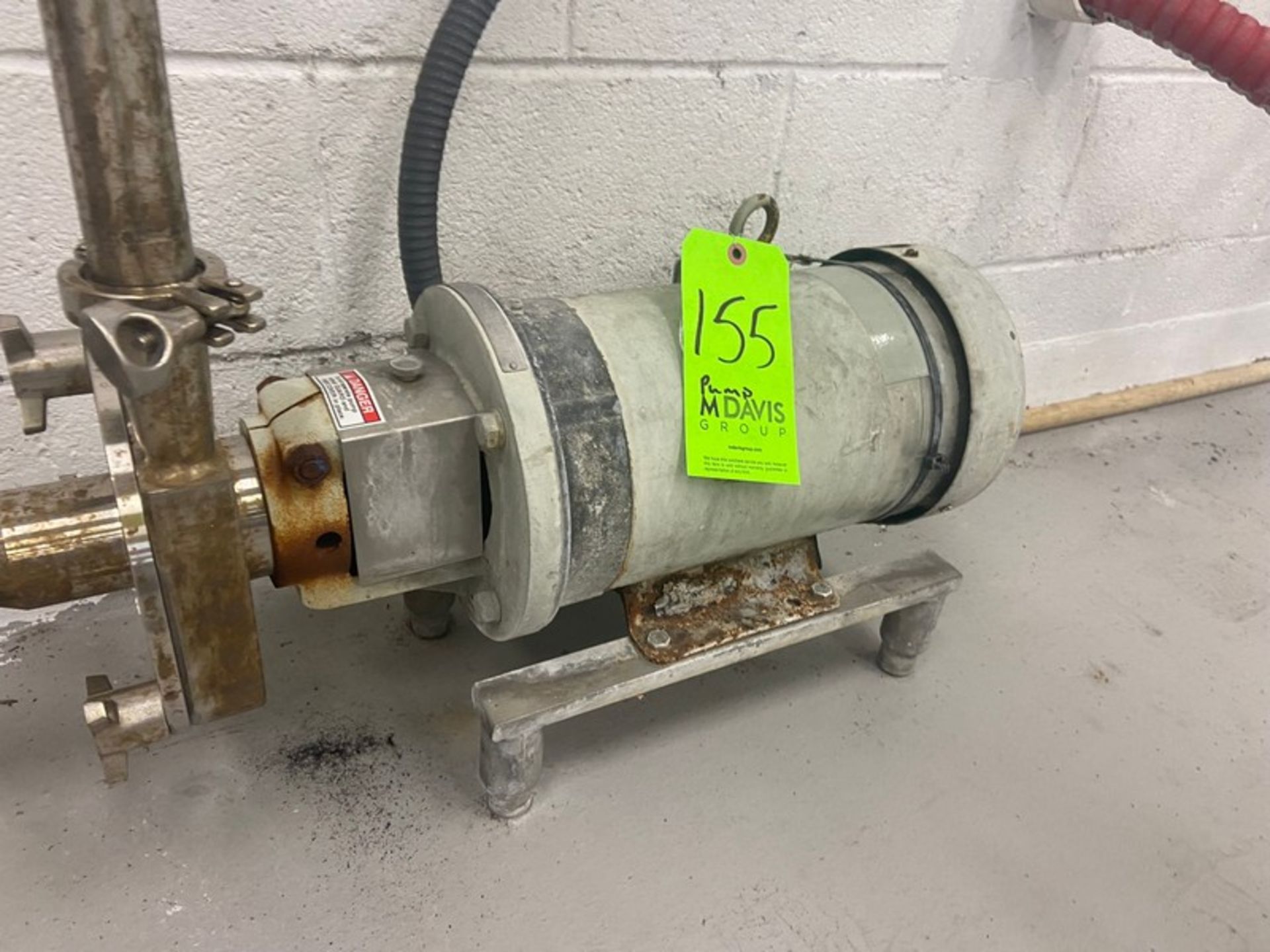 Fristam 5 hp Centrifugal Pump, with Baldor Motor (LOCATED IN FREDERICK, MD)
