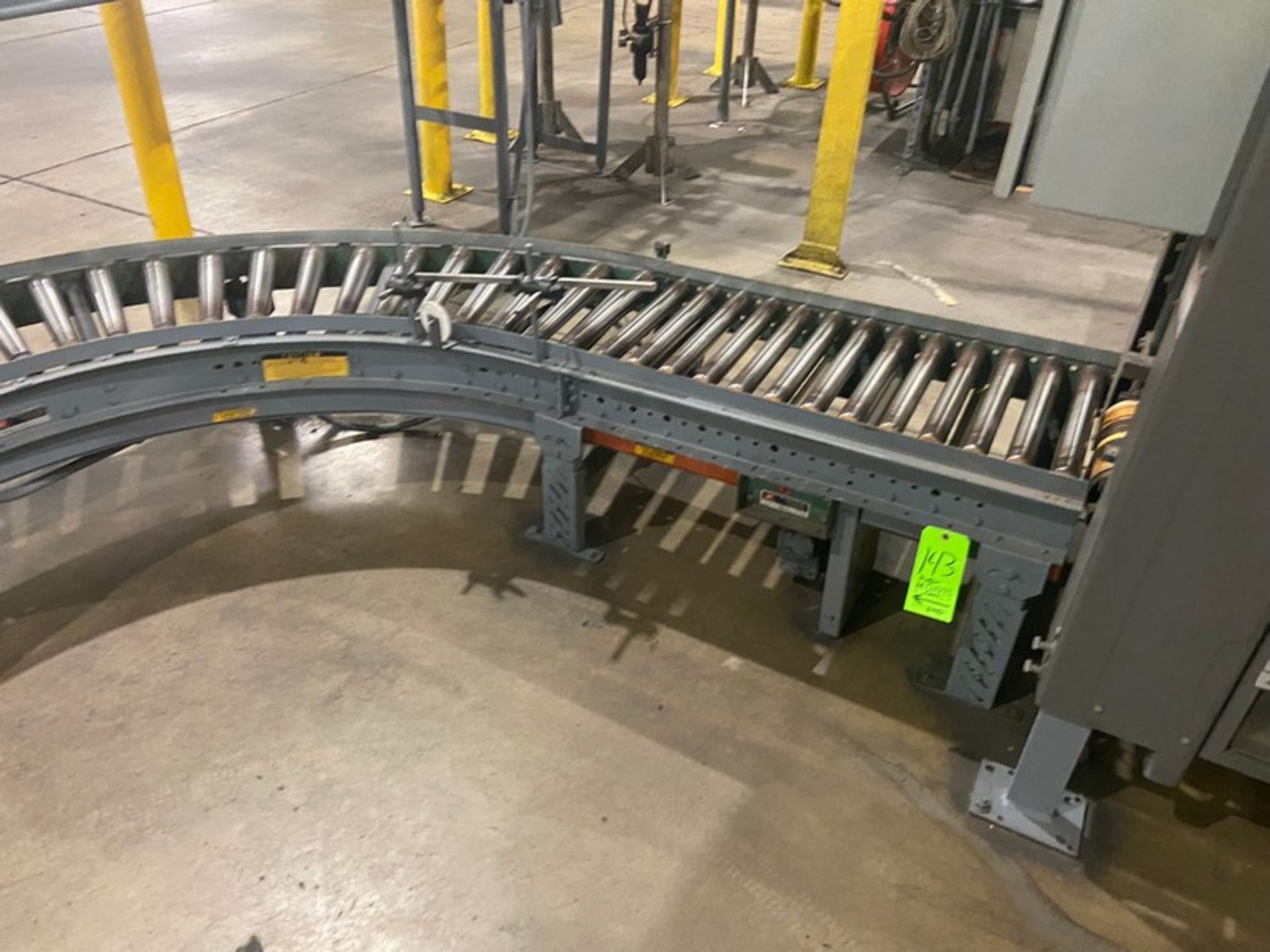 Hytrol Ground Level Roller Conveyor, Aprox. 30 ft. L (LOCATED IN FREDERICK, MD) - Image 3 of 3