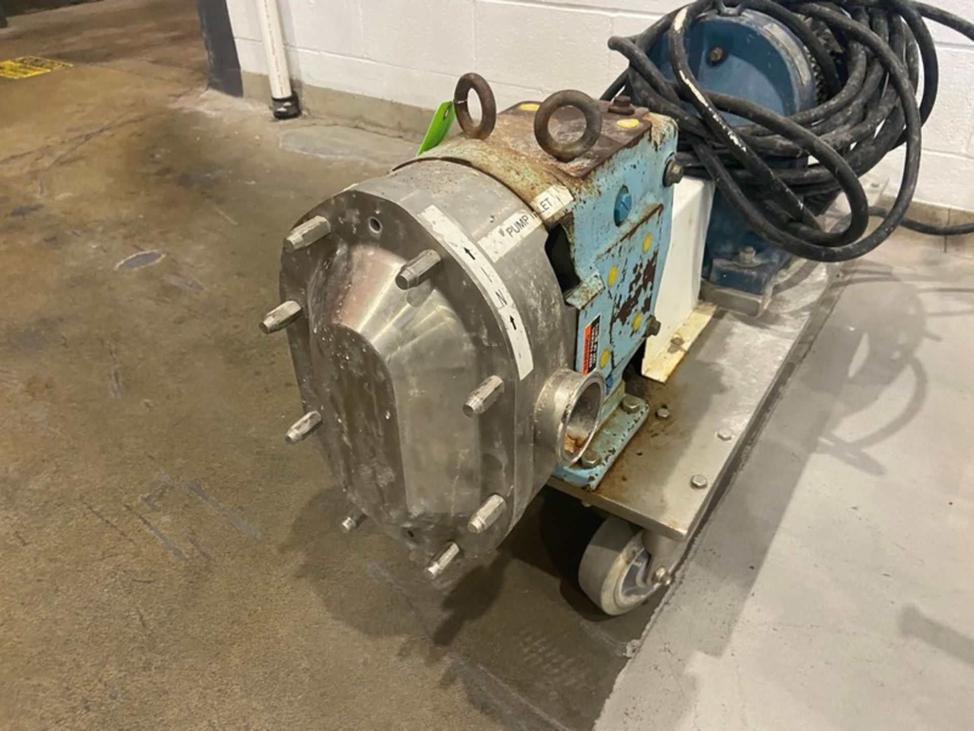 Waukesha Cherry-Burrell 7.5 hp Positive Displacement Pump, M/N 12C60, S/N 198836 97, with Aprox. 2- - Image 3 of 8