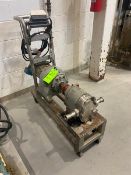 Tri-Clover 3 hp Positive Displacement Pump, M/N PR25-1 1/2-YH4, with Unimont 1750 RPM Motor, Mounted