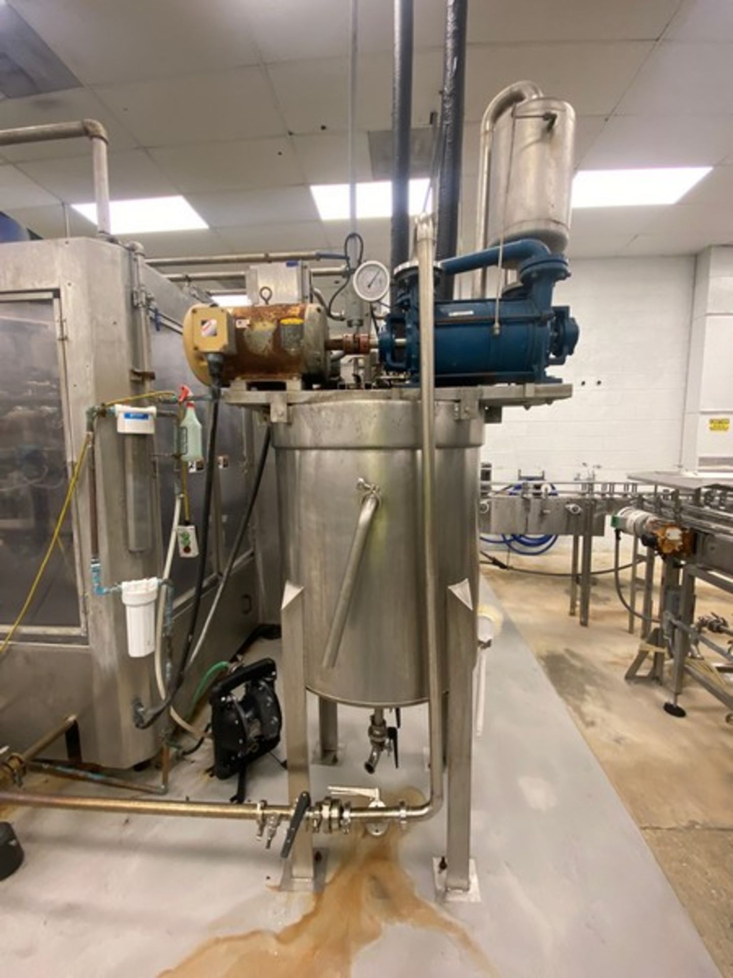 Krones 20-Station Glass Bottle Rotary Filler, with S/S Balance Tank, with Capping Station (LOCATED - Image 9 of 18