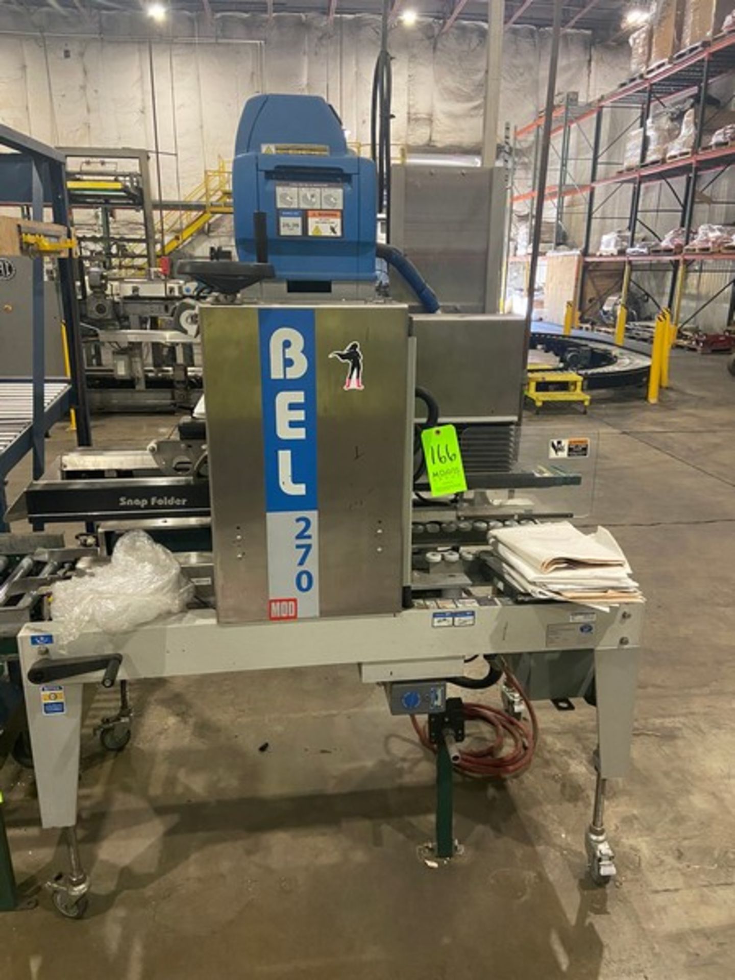 BEL 270 Top & Bottom Case Sealer, S/N 270-180731, 240 Volts, 1 Phase, with Nordson Glue Pot (LOCATED - Image 2 of 6