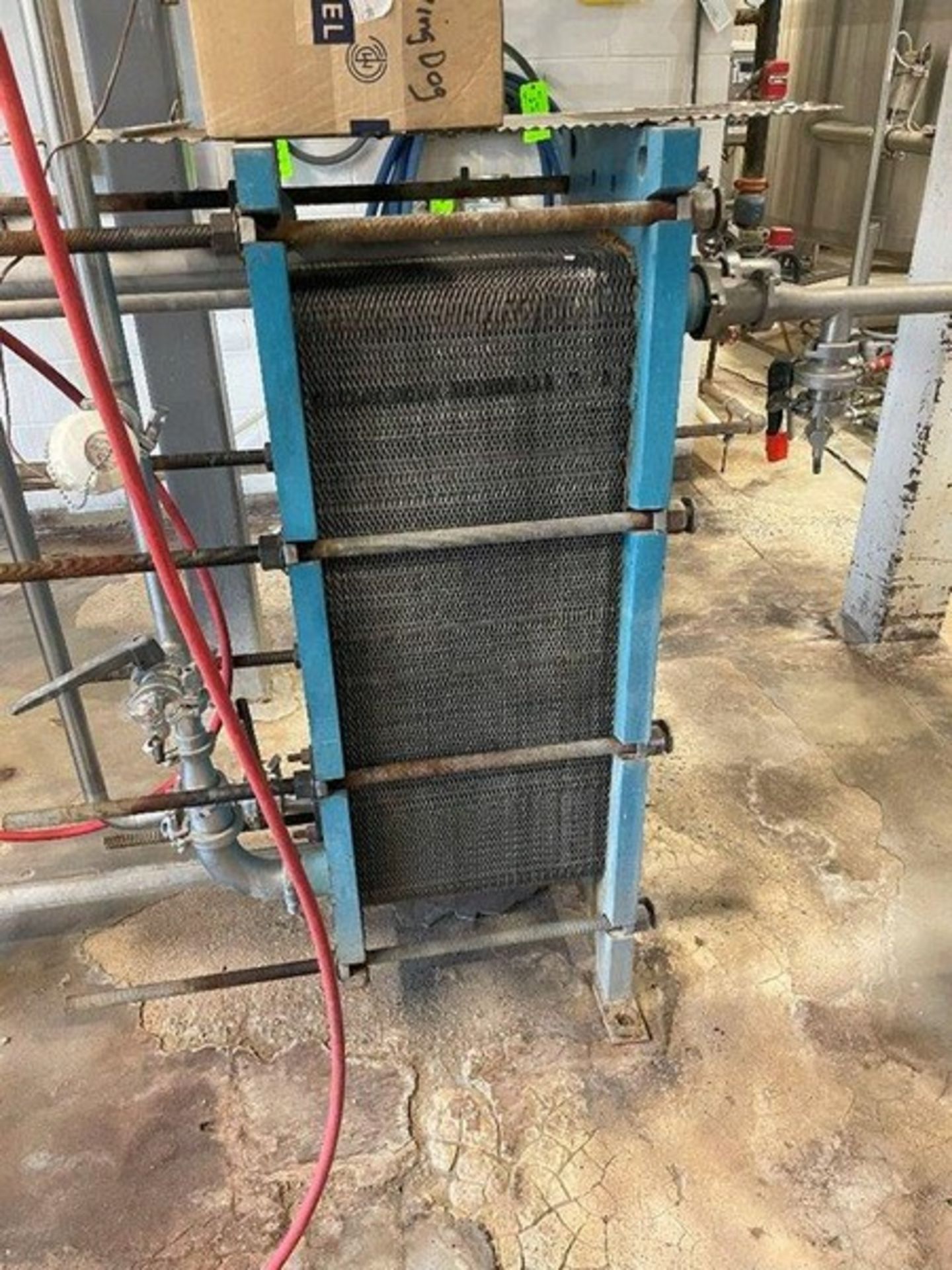 Plate Heat Exchanger, Mounted on Mild Steel Frame (LOCATED IN FREDERICK, MD) - Bild 2 aus 11