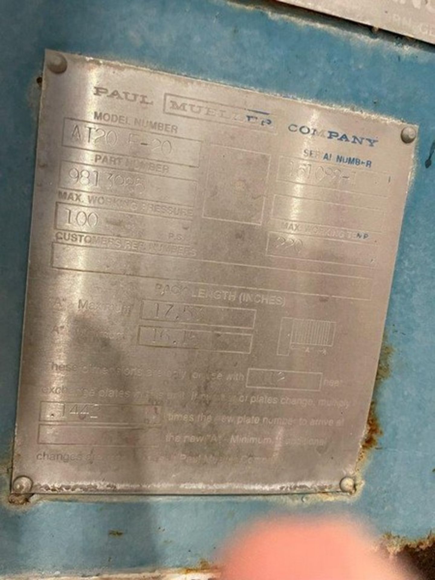 Plate Heat Exchanger, Mounted on Mild Steel Frame (LOCATED IN FREDERICK, MD) - Bild 5 aus 11