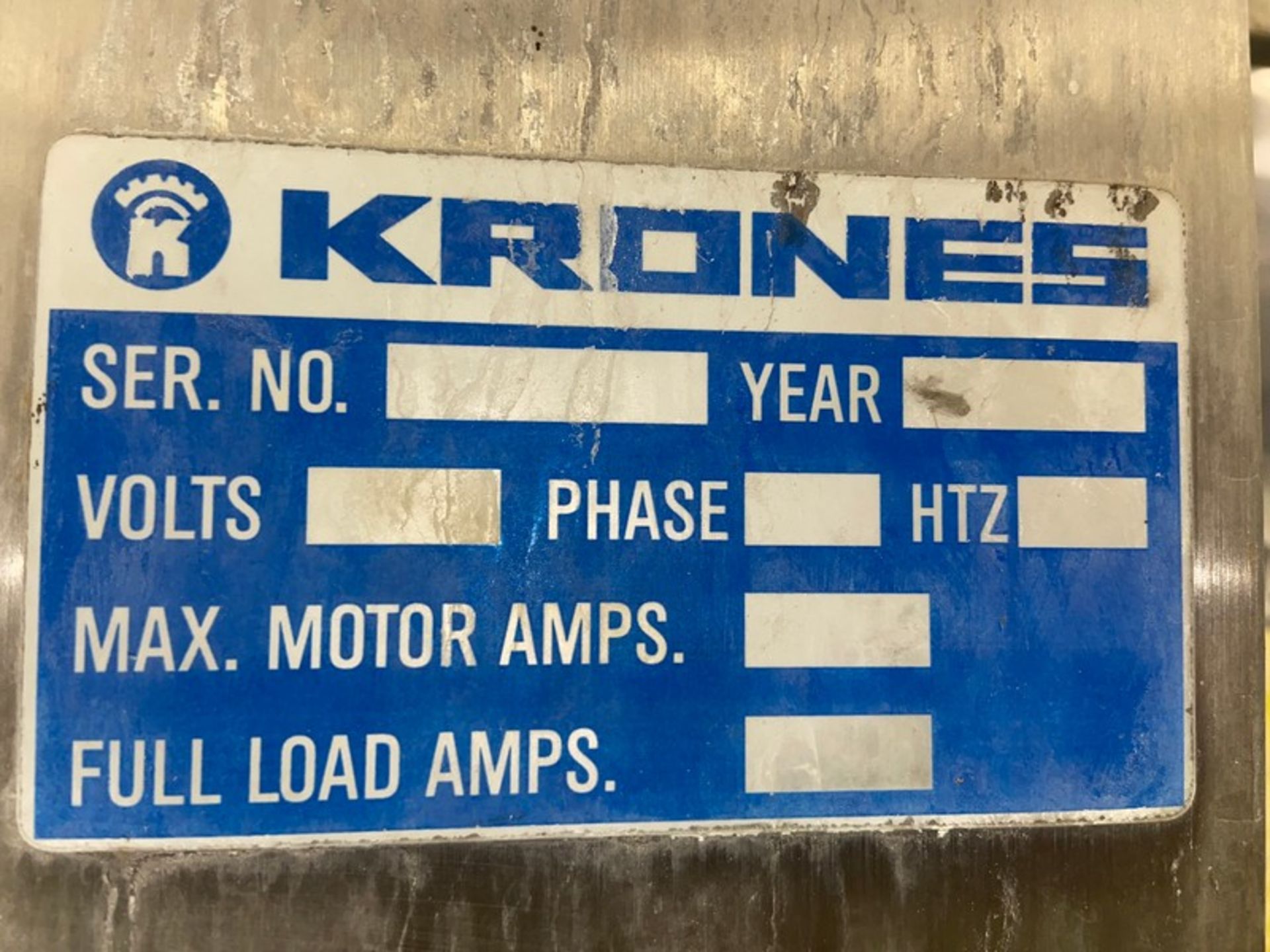 Krones 20-Station Glass Bottle Rotary Filler, with S/S Balance Tank, with Capping Station (LOCATED - Image 15 of 18