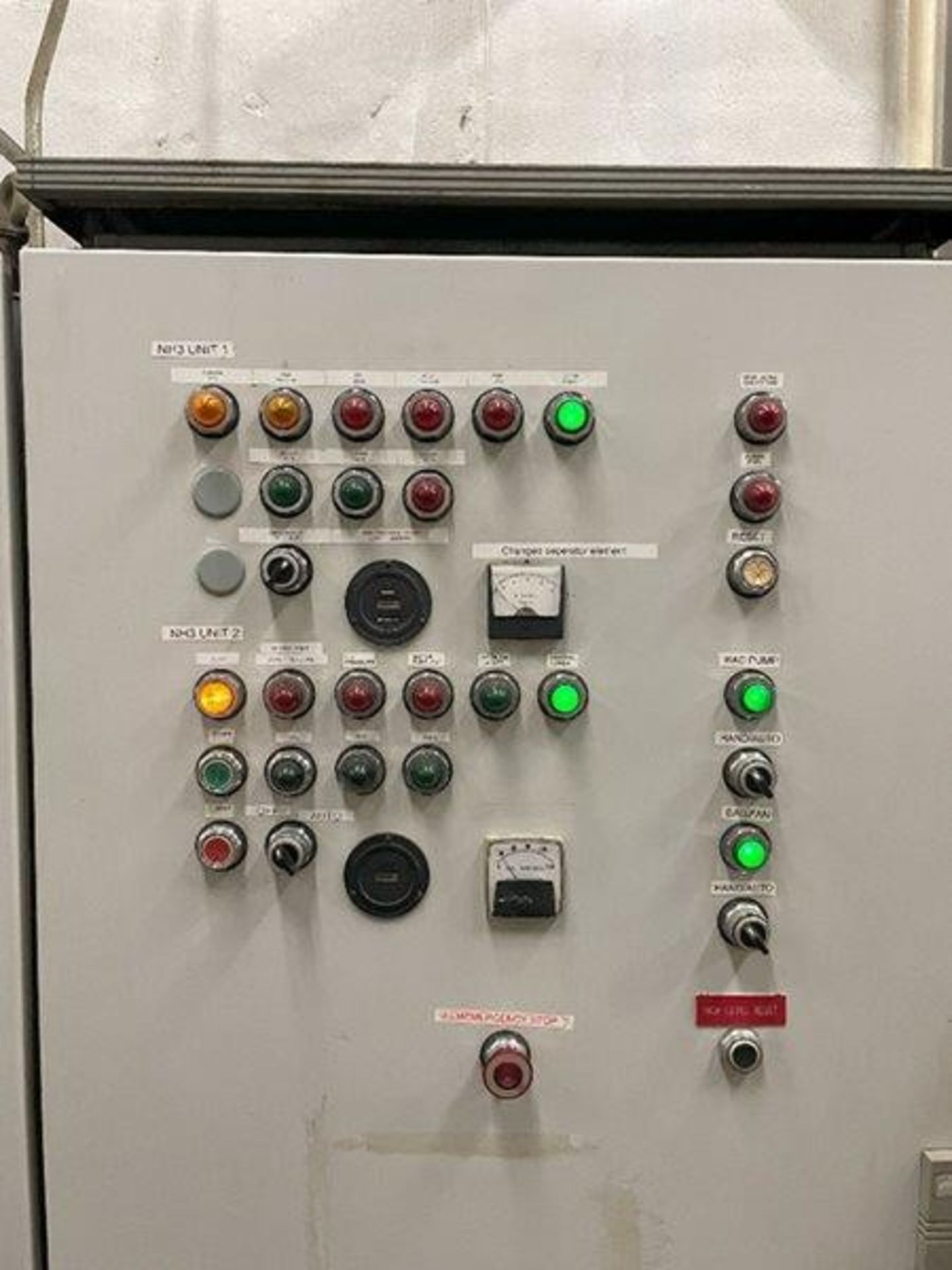 Control panel. Manufactured by Hasegawa. Control system for Lot #107 and Lot #108. - Image 3 of 8